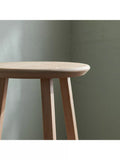Neptune Northwich round stool natural oak, UK version
