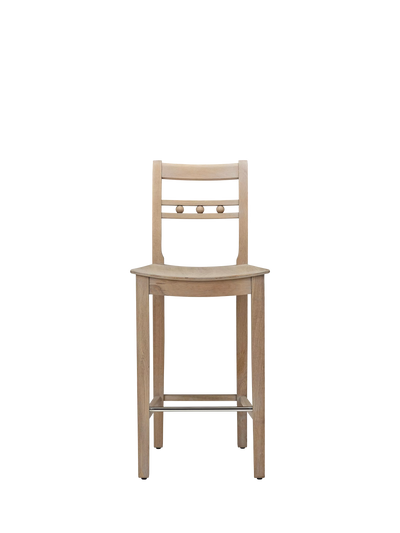 John Lewis Neptune Suffolk High Back Bar Stool Seasoned Oak- Buy online at McGrocer