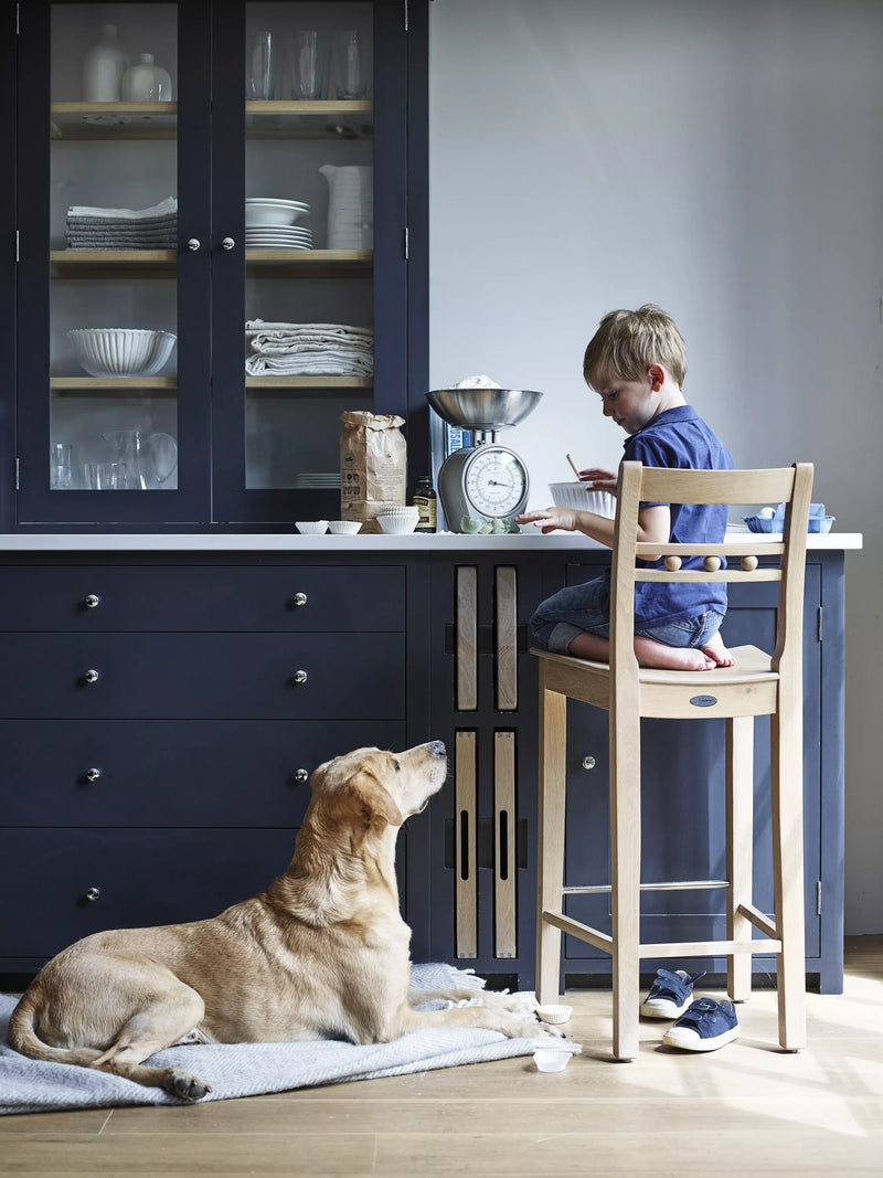 Neptune Suffolk bar stool seasoned oak (British brand)