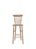 Neptune Wardley bar stool natural oak, imported from the UK