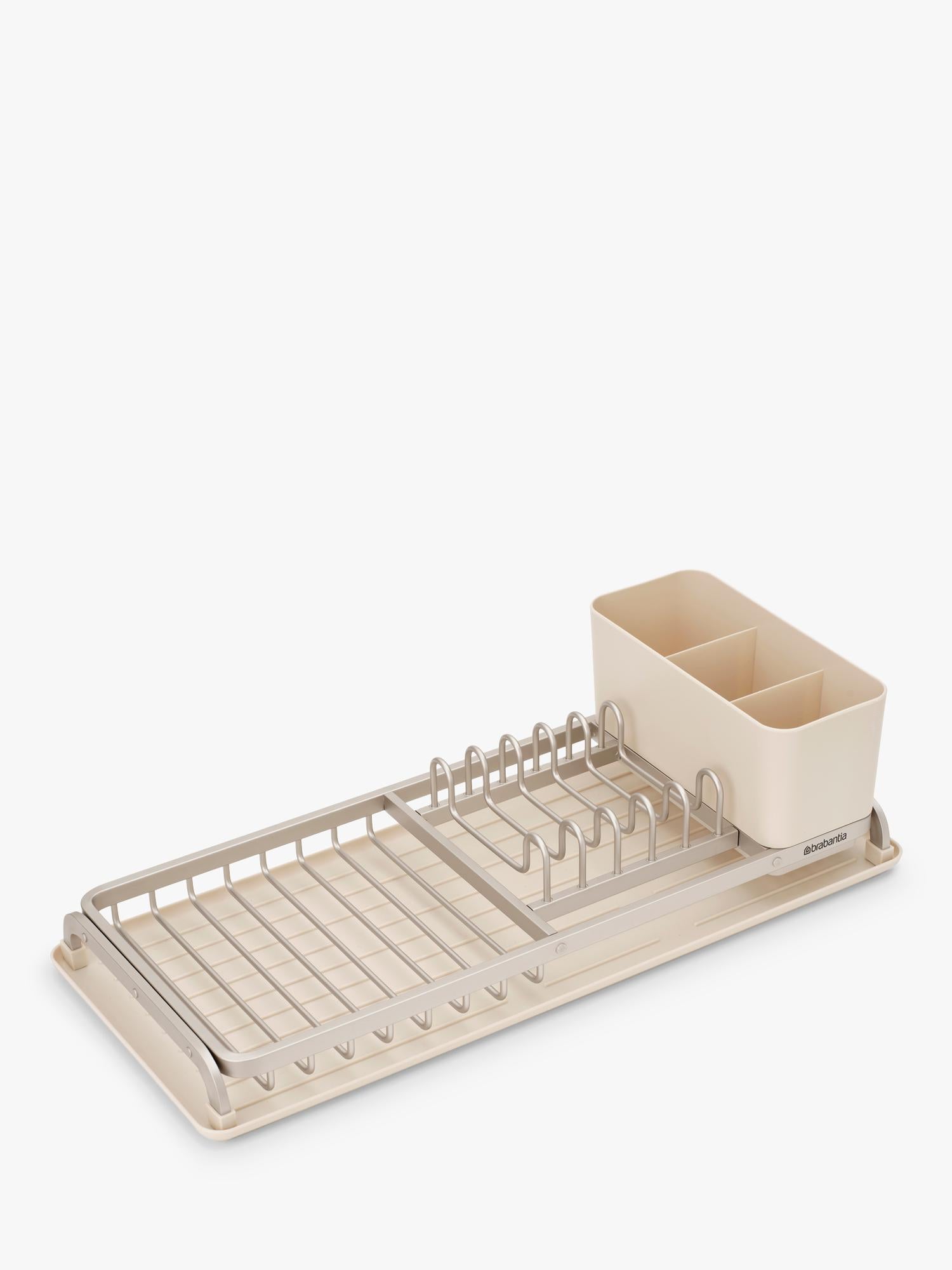 Brabantia SinkSide compact dish drying rack soft beige (British brand)