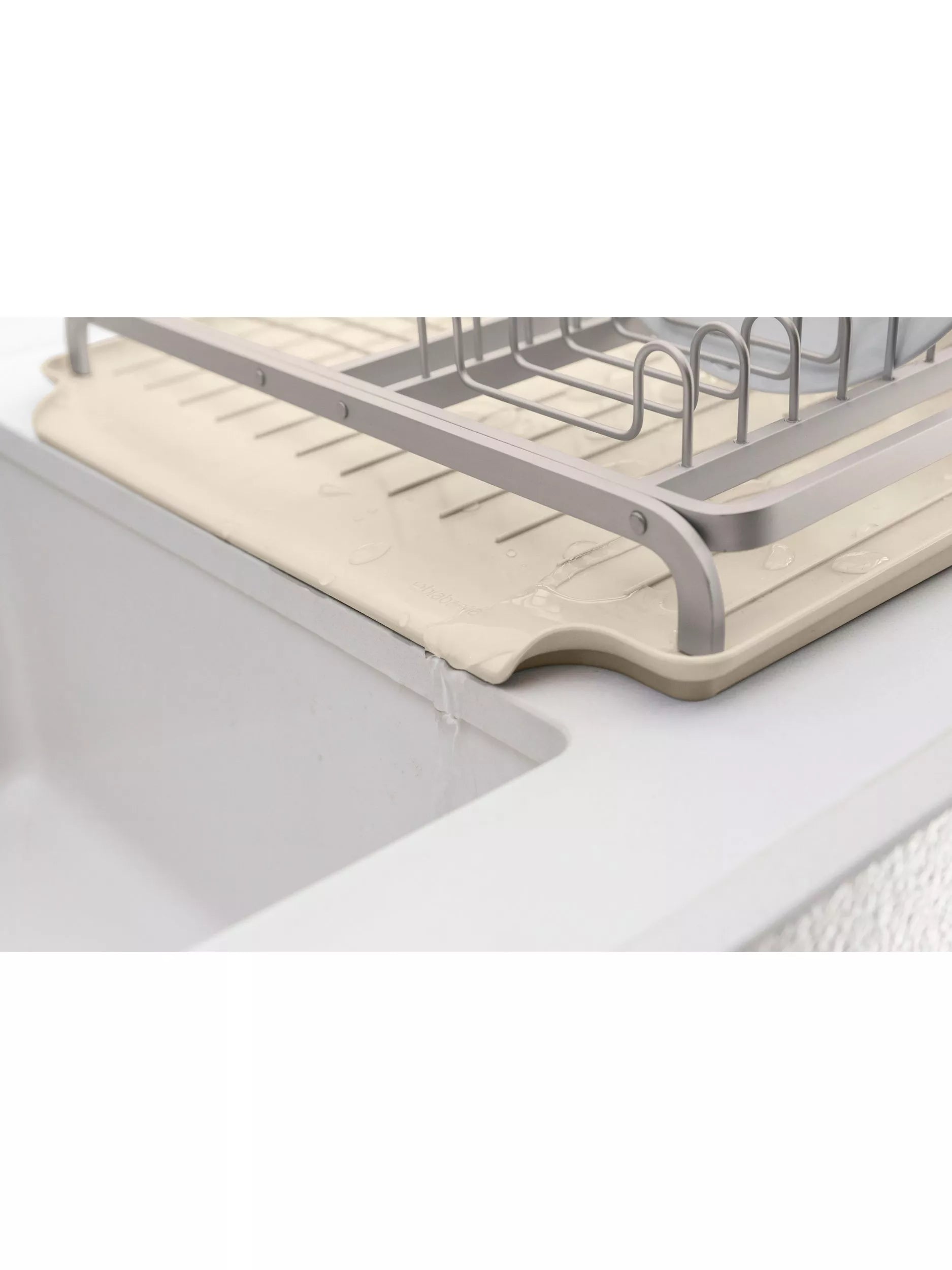 Brabantia SinkSide dish drying rack soft beige, imported from the UK