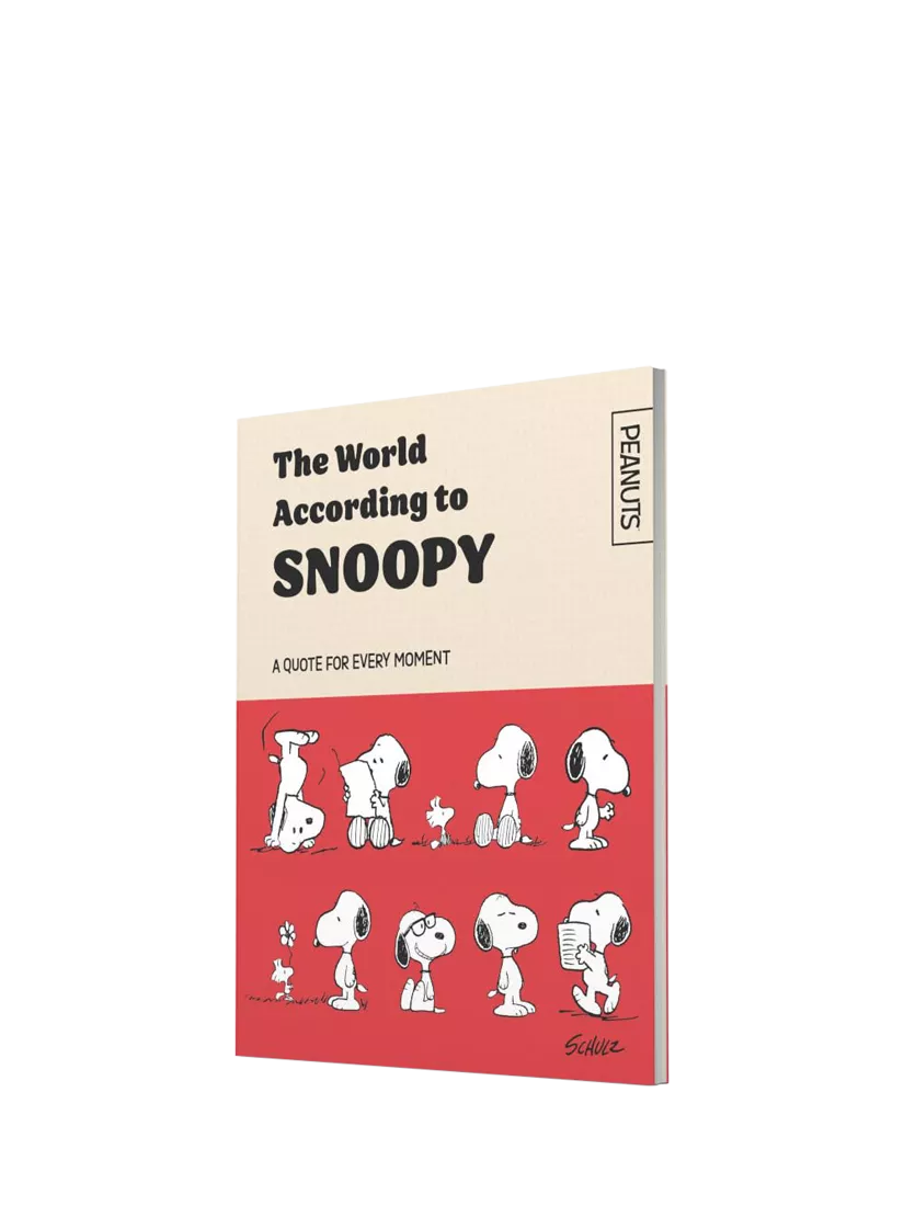 Peanuts Snoopy quote book hardback, UK version