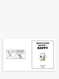 Peanuts Snoopy quote book hardback, UK version