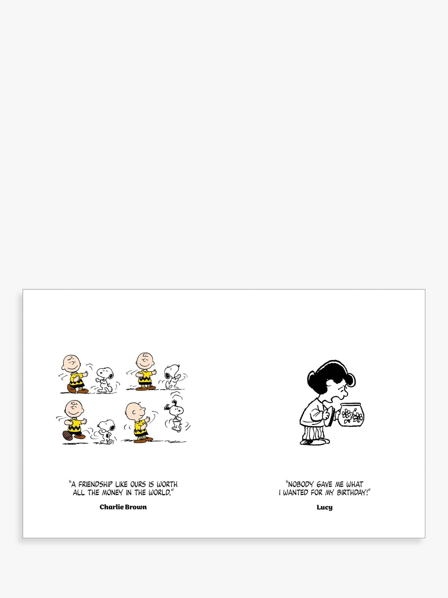 Peanuts Snoopy quote book hardback, UK version