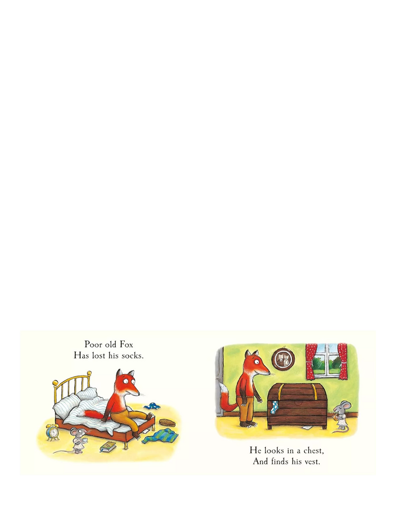 Julia Donaldson Fox's Socks lift-the-flap board book (British brand)