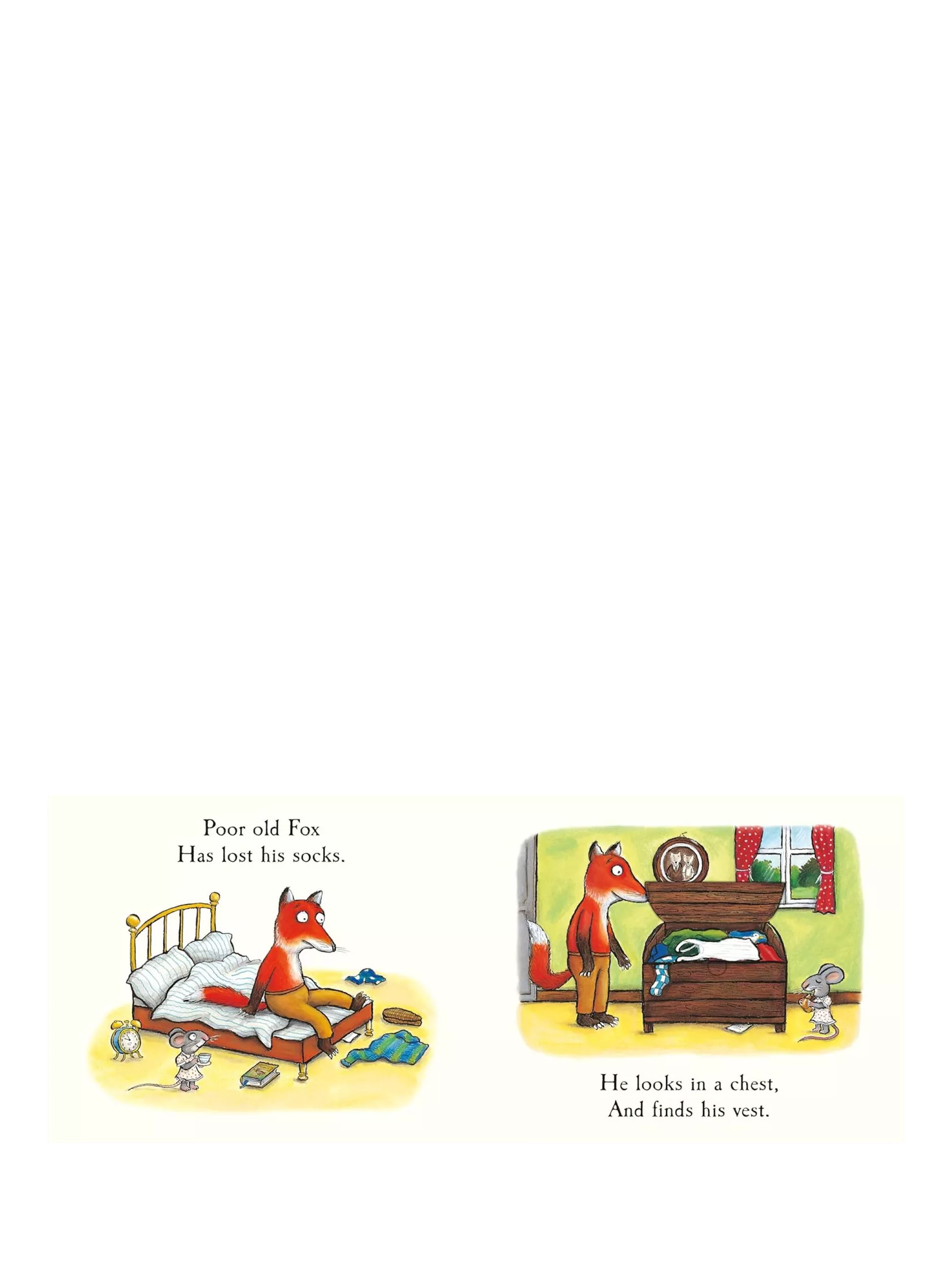 Julia Donaldson Fox's Socks lift-the-flap board book (British brand)