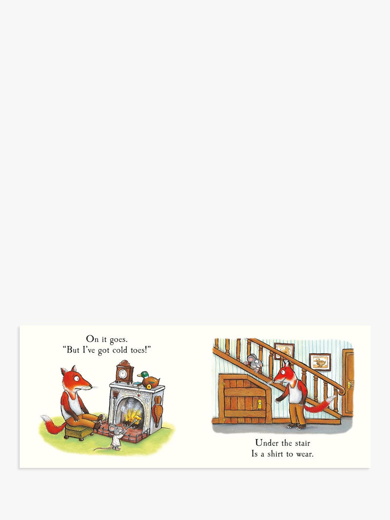 Julia Donaldson Fox's Socks lift-the-flap board book (British brand)