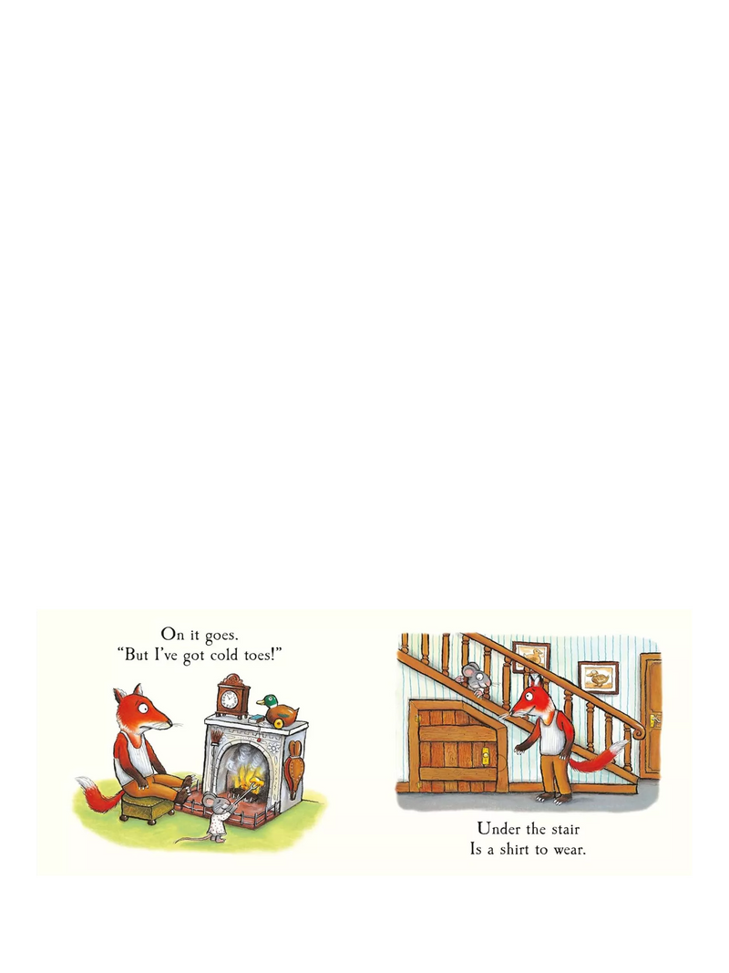Julia Donaldson Fox's Socks lift-the-flap board book (British brand)