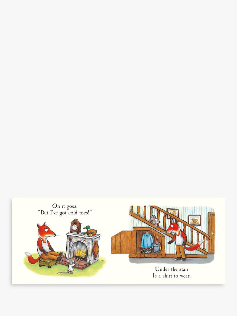 Julia Donaldson Fox's Socks lift-the-flap board book (British brand)