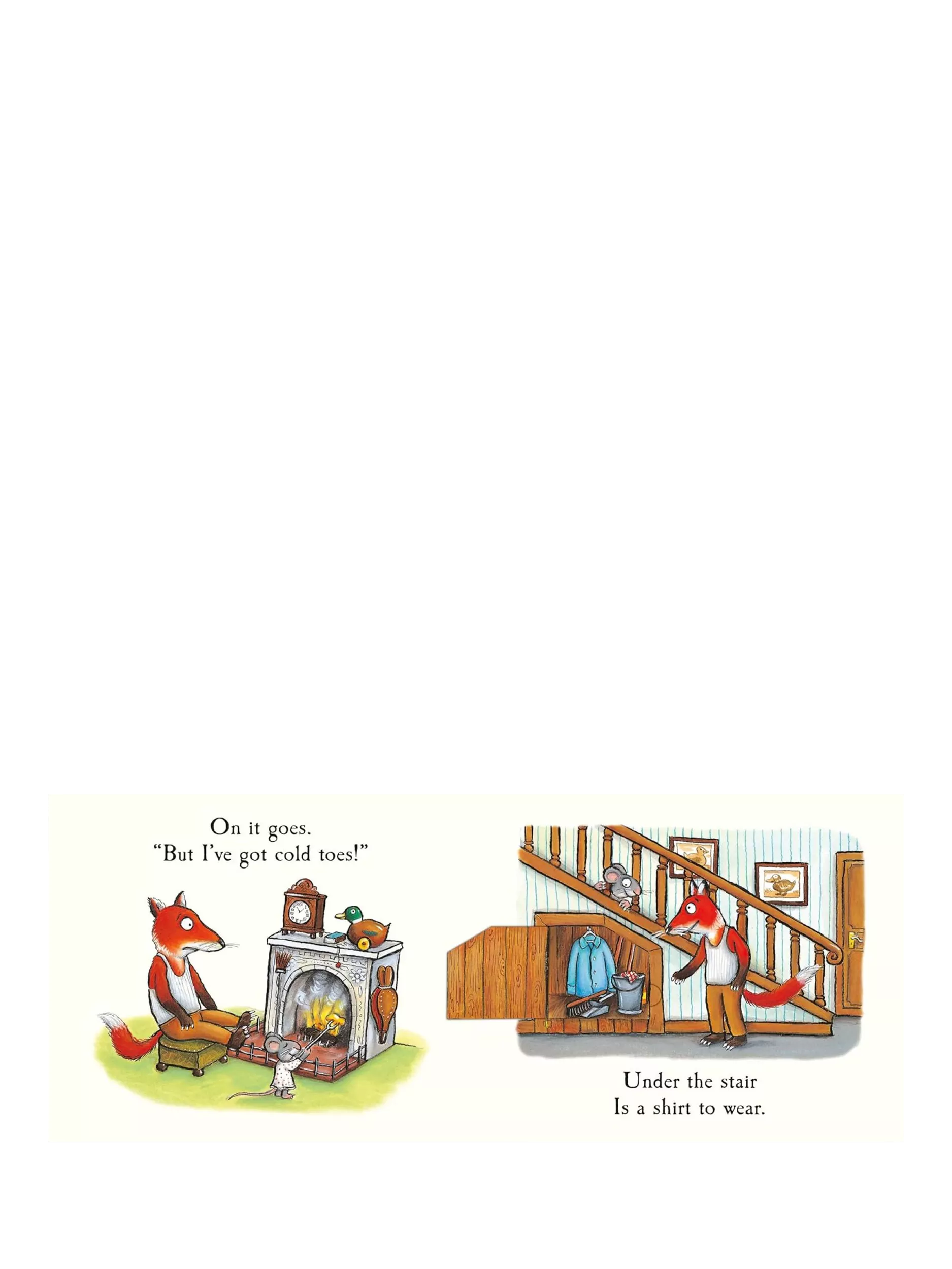Julia Donaldson Fox's Socks lift-the-flap board book (British brand)