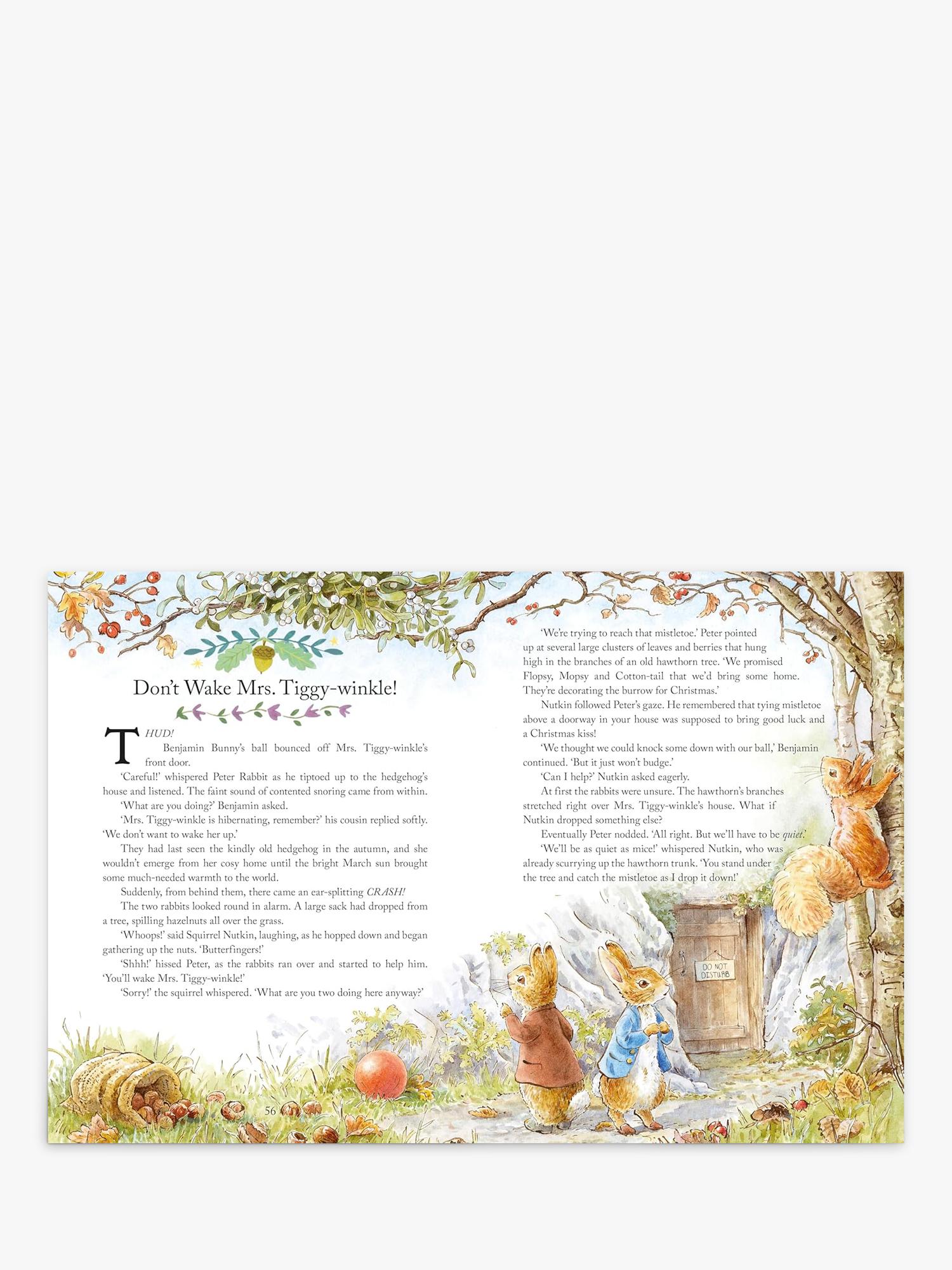 Peter Rabbit Beatrix Potter bedtime stories hardback book, UK version