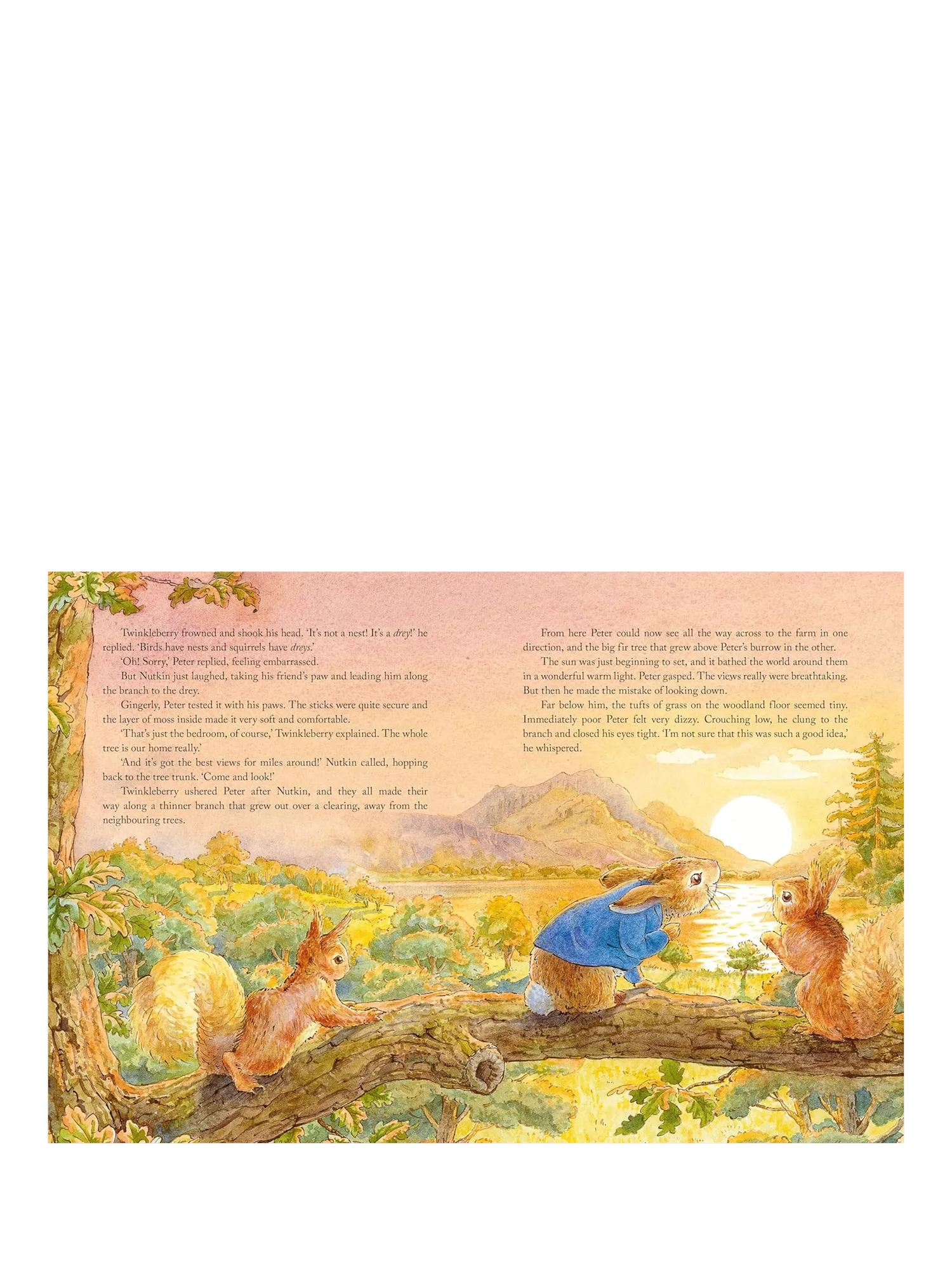Peter Rabbit Beatrix Potter bedtime stories hardback book, UK version