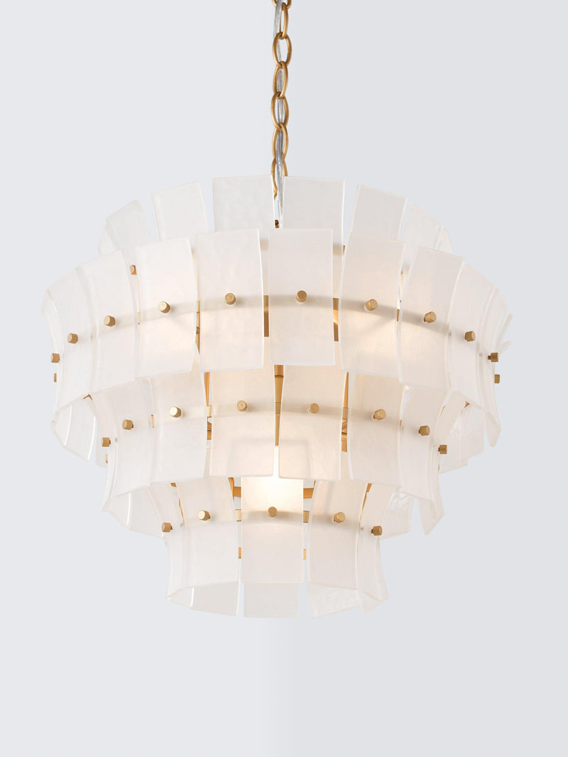 John Lewis Featherstan frosted glass pendant ceiling light - British product