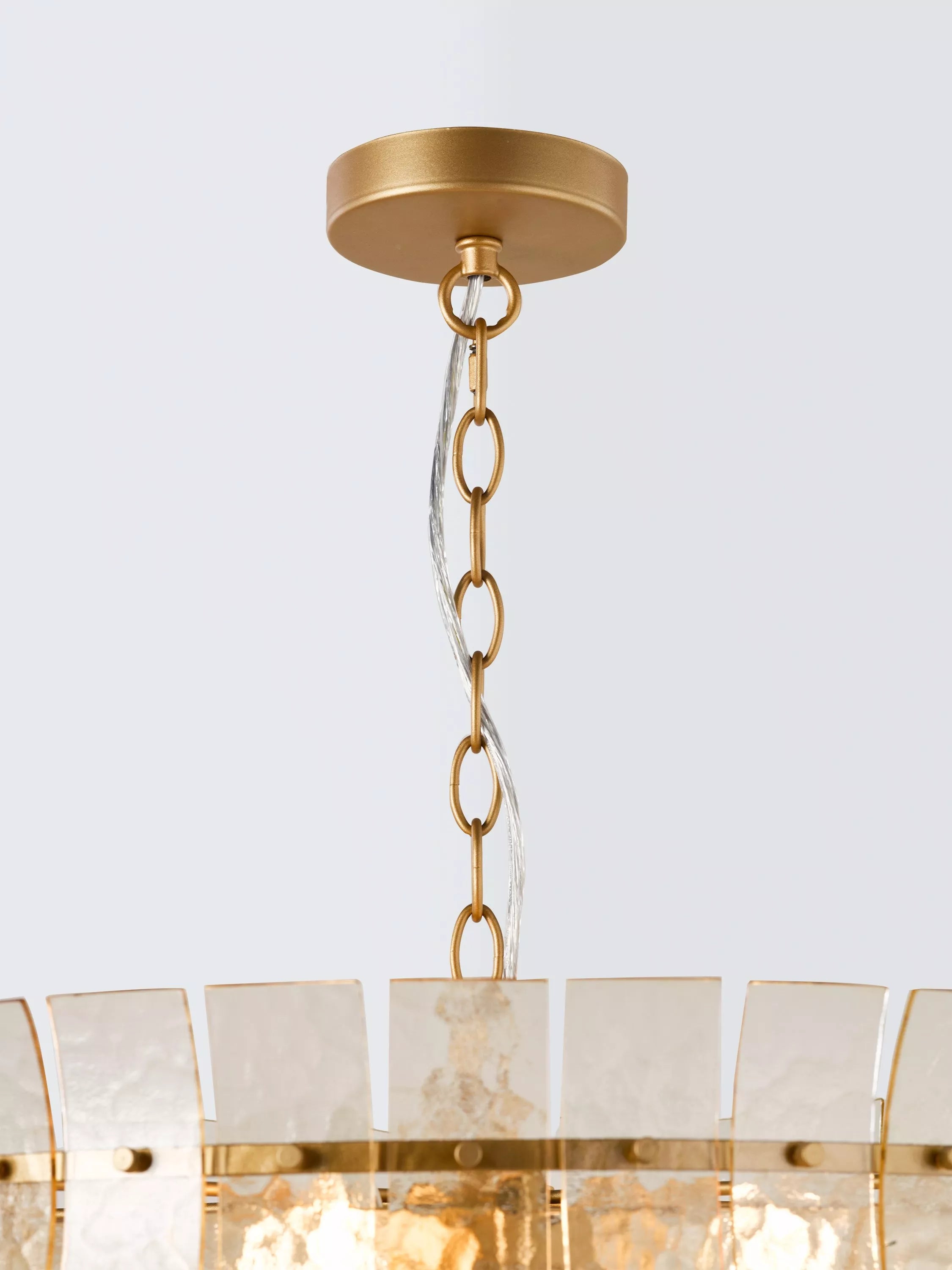 John Lewis large pendant ceiling light champagne (British brand)