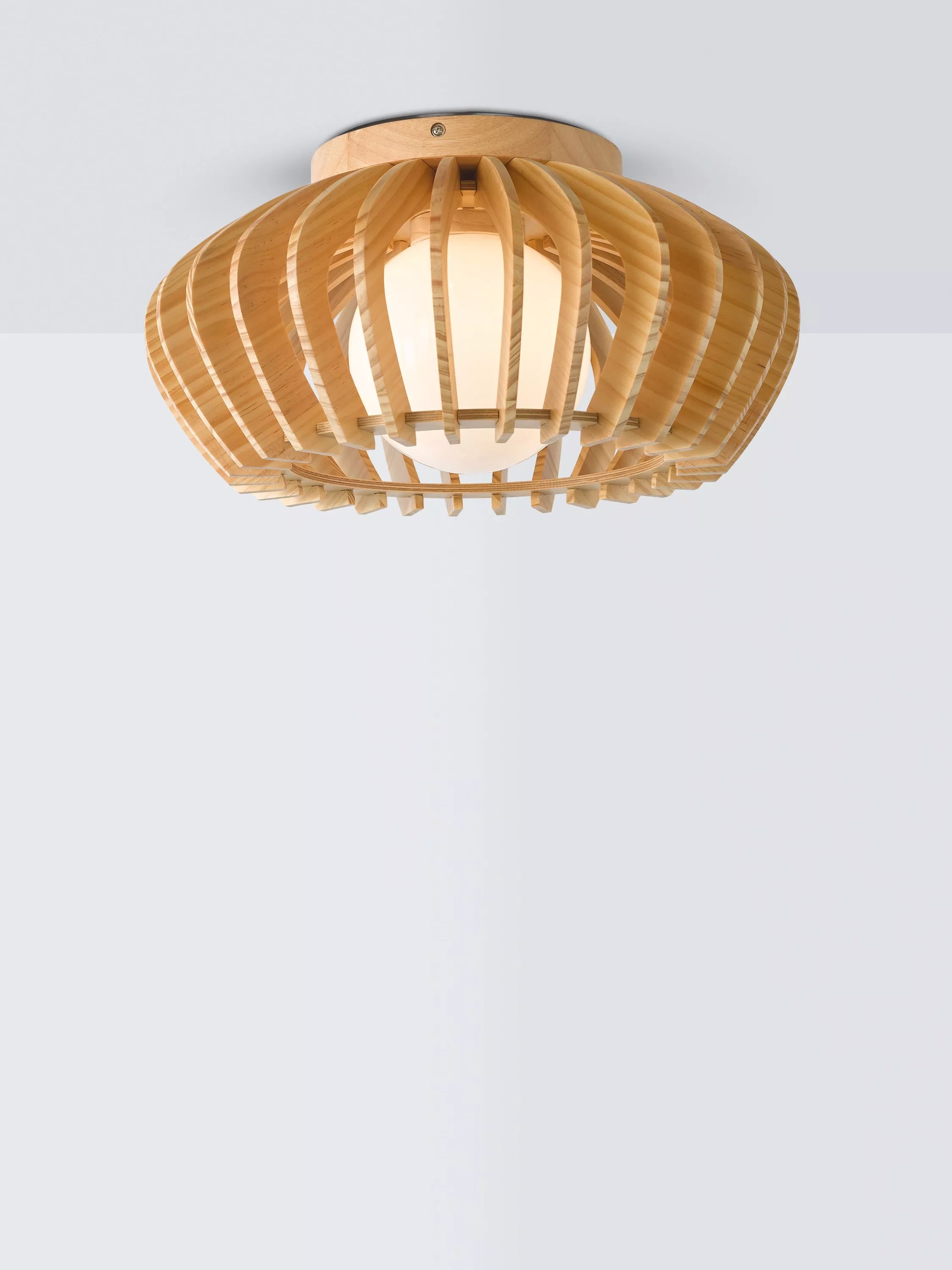 John Lewis Finn Flush Ceiling Light