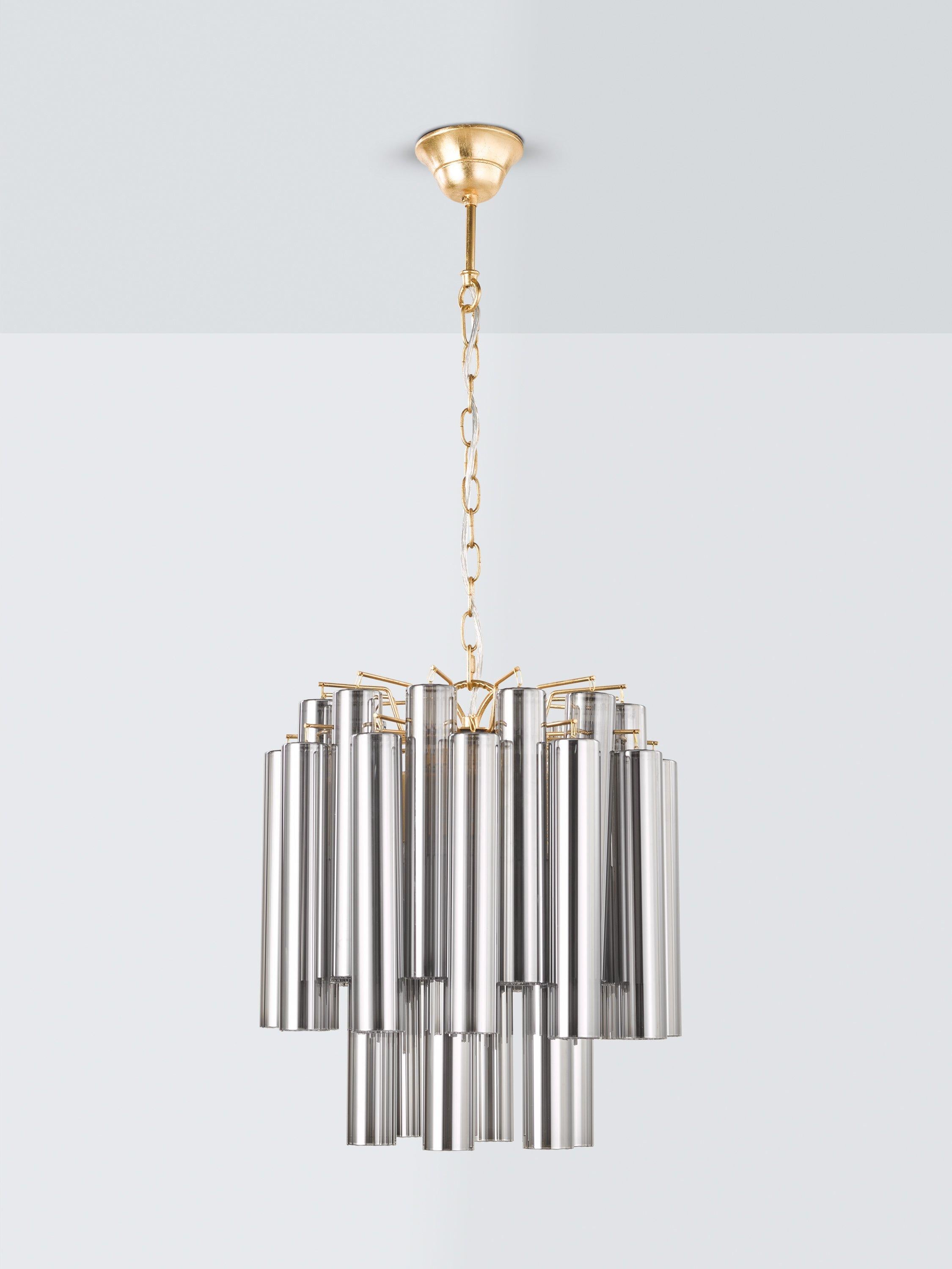 John Lewis Helix 4 bulb cluster ceiling light smoke - British product