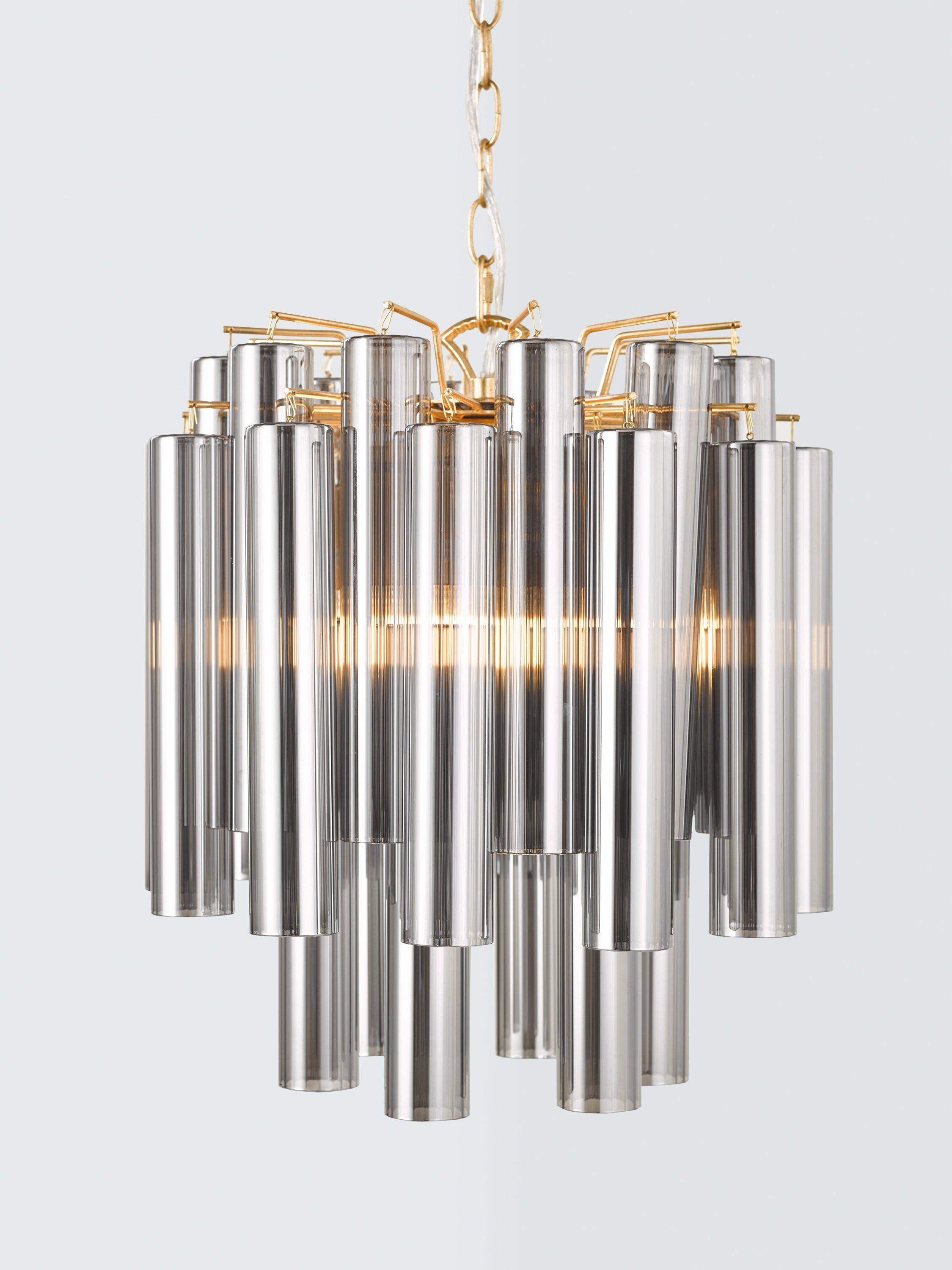 John Lewis Helix 4 bulb cluster ceiling light smoke - British product