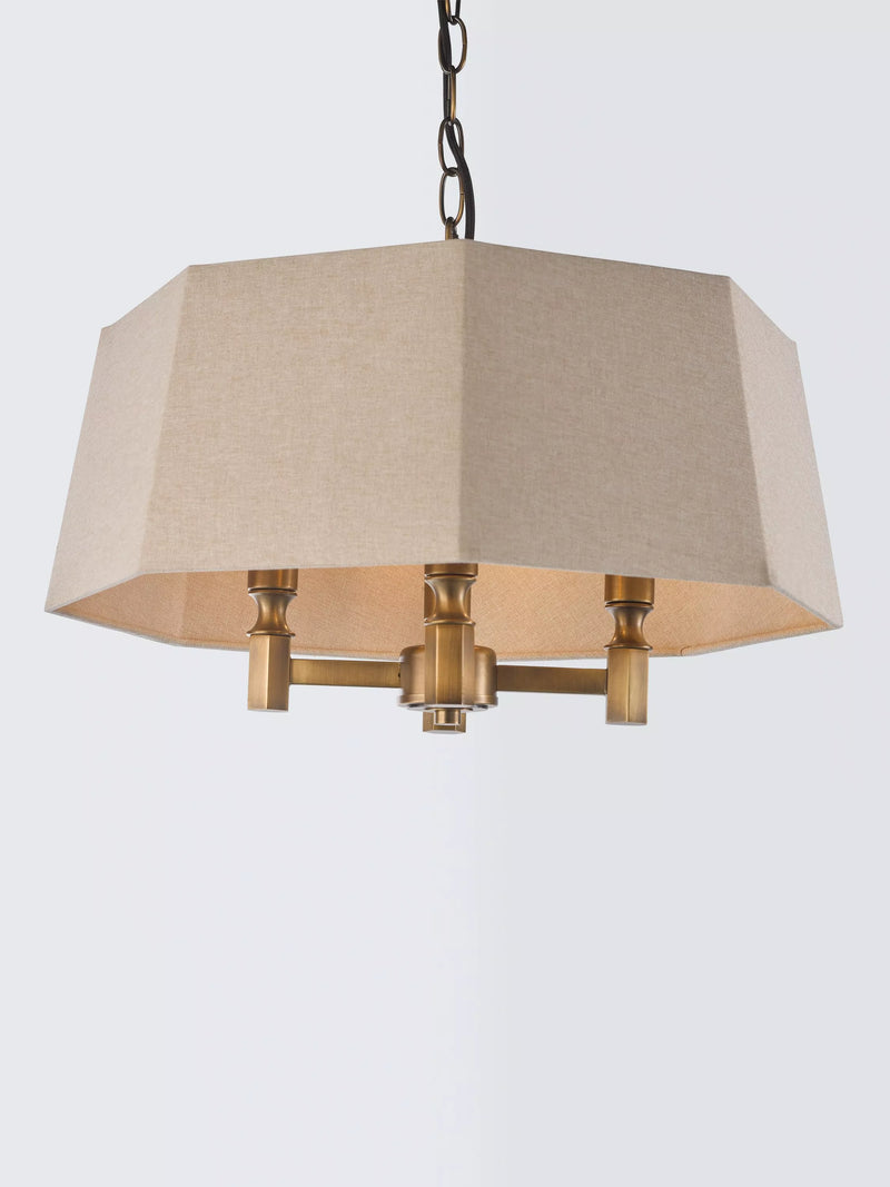 John Lewis hexagon oatmeal pendant light (British brand)