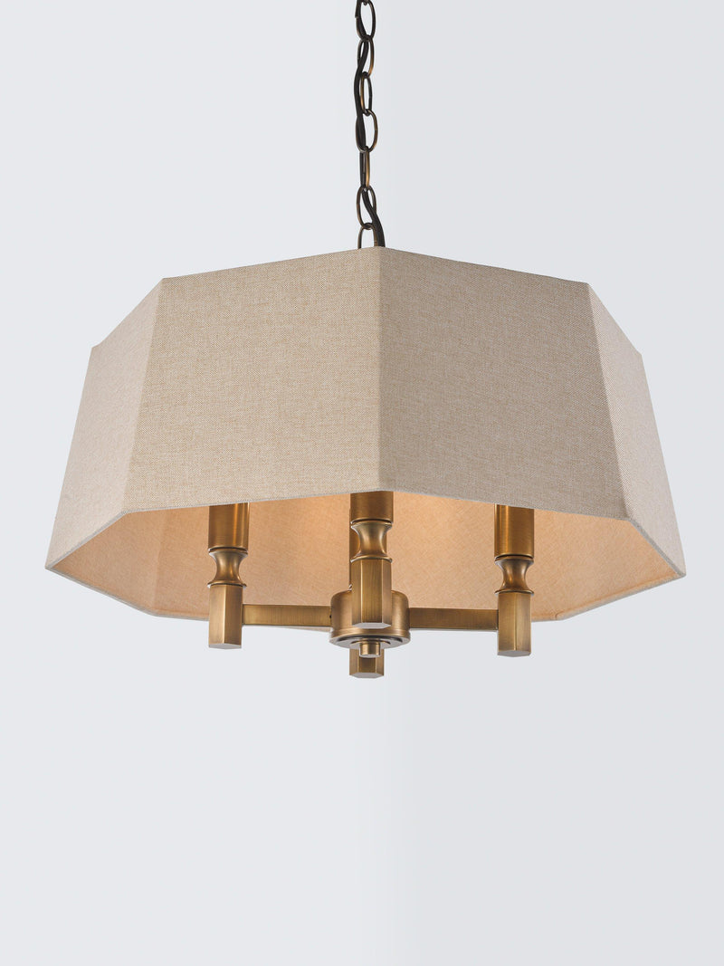 John Lewis hexagon oatmeal pendant light (British brand)