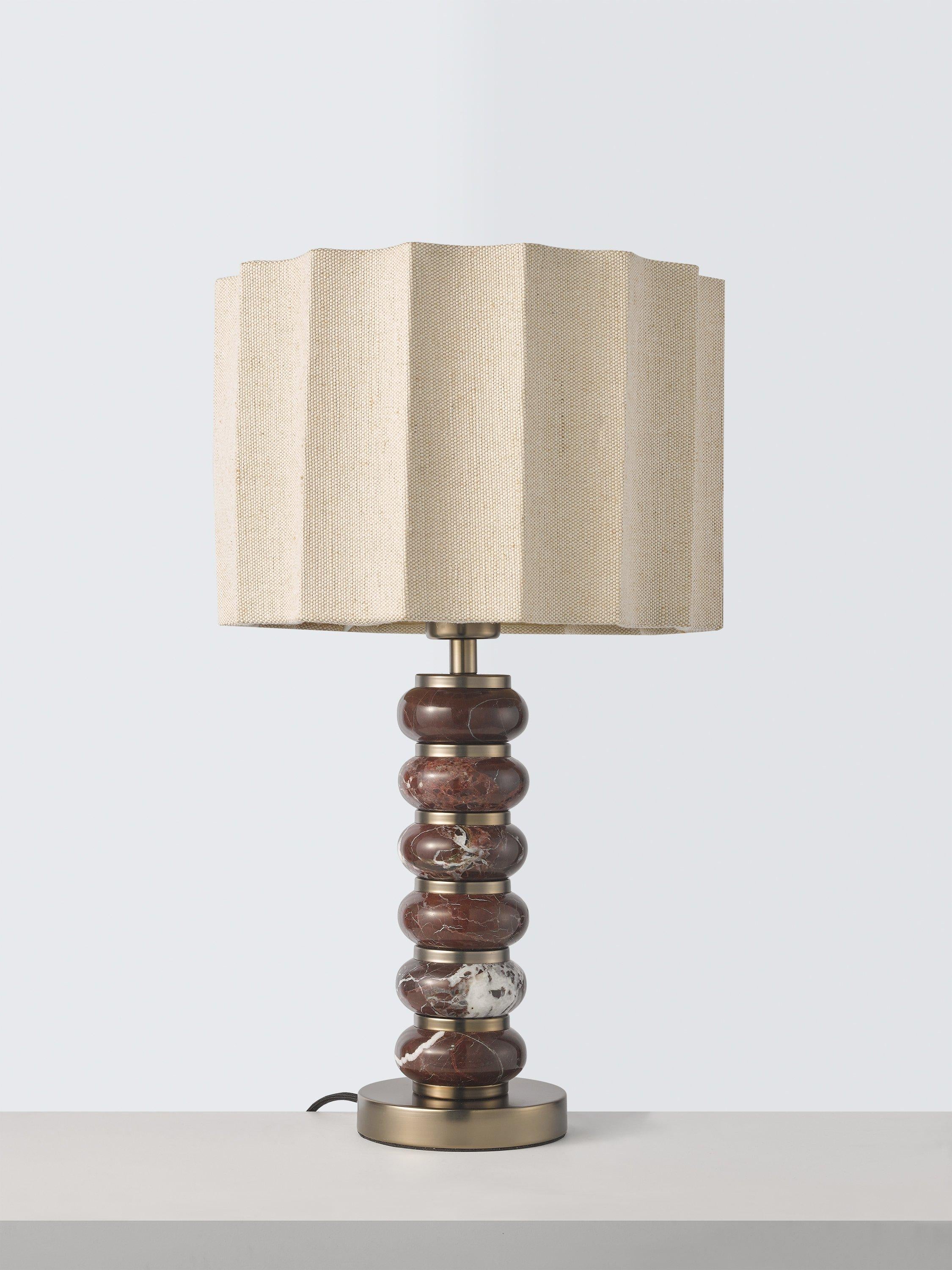 John Lewis Arlowe marble base table lamp, UK version