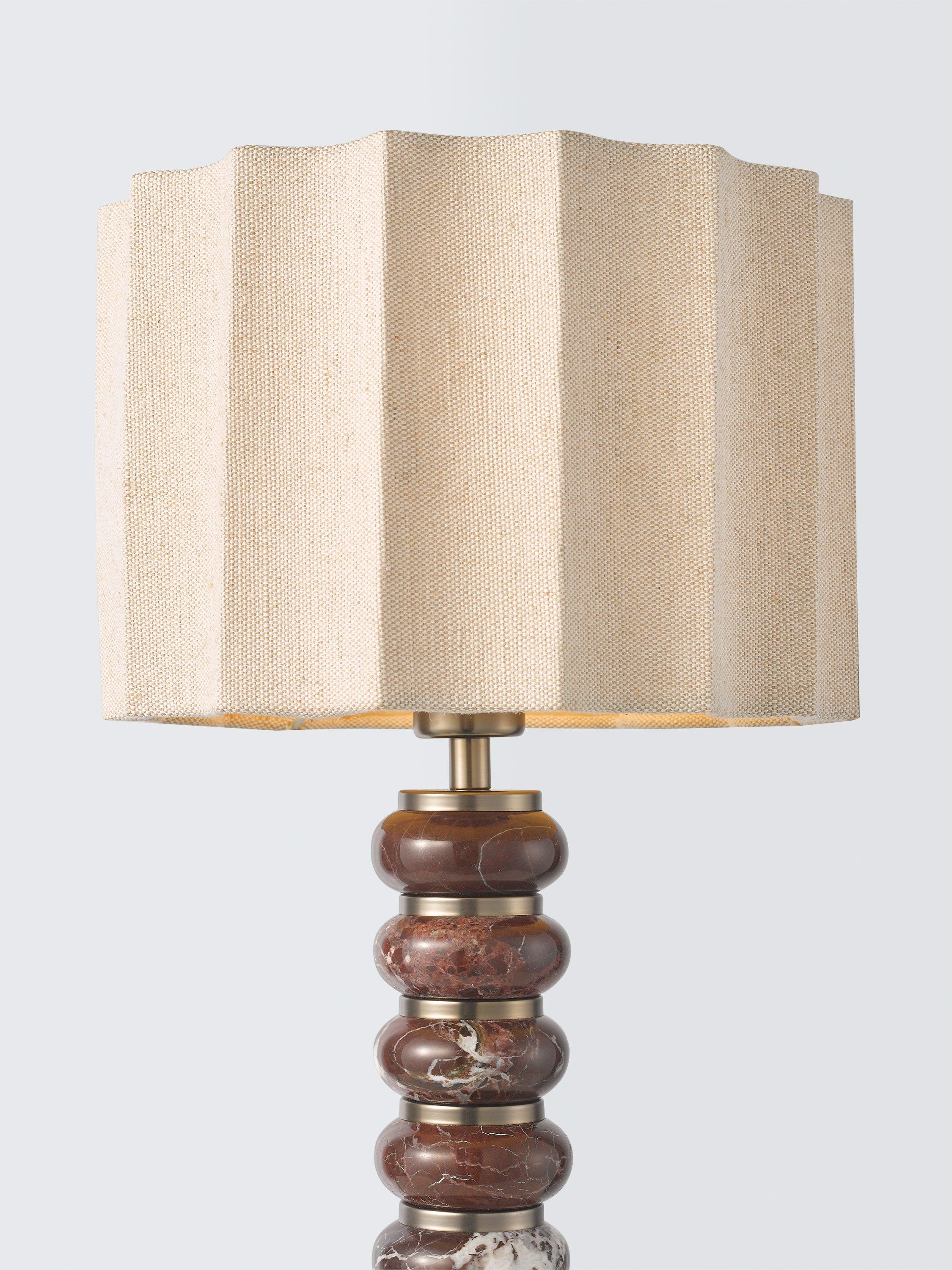 John Lewis Arlowe marble base table lamp, UK version