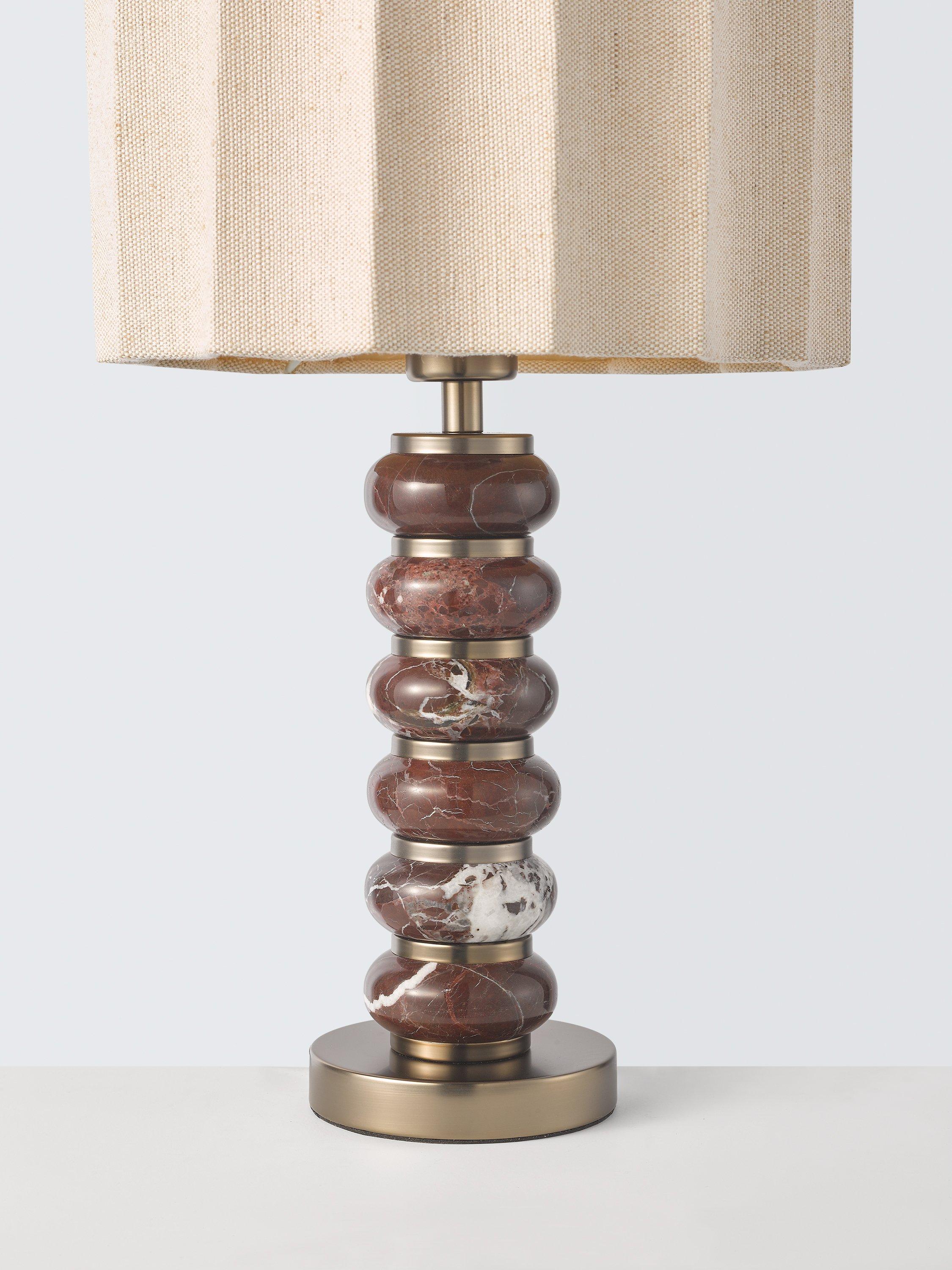 John Lewis Arlowe marble base table lamp, UK version