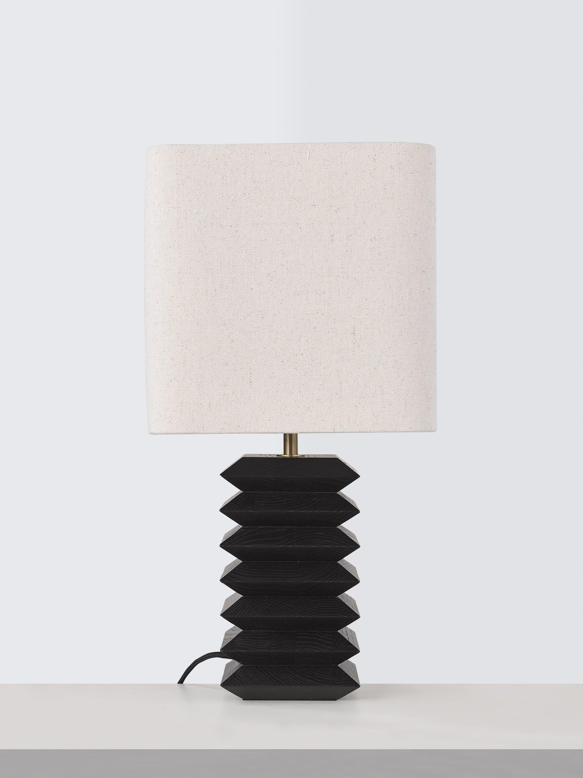 John Lewis Farenwood table lamp black 46.5cm, UK version