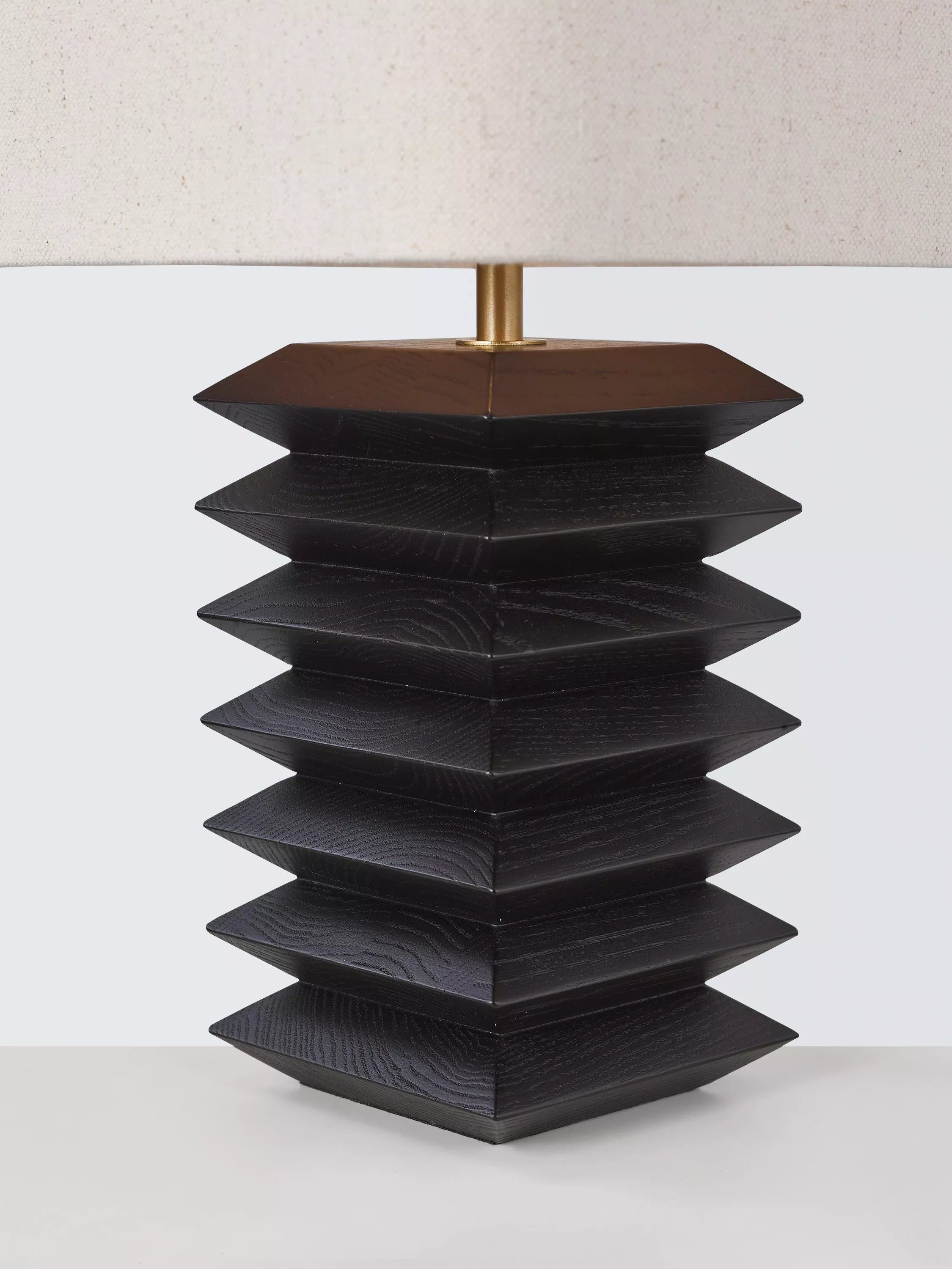 John Lewis Farenwood table lamp black 46.5cm, UK version