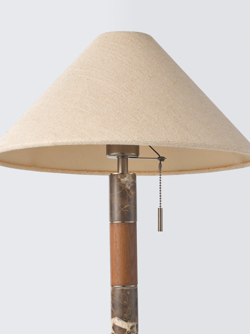 John Lewis Farrow table lamp Emperador Marble, imported from the UK