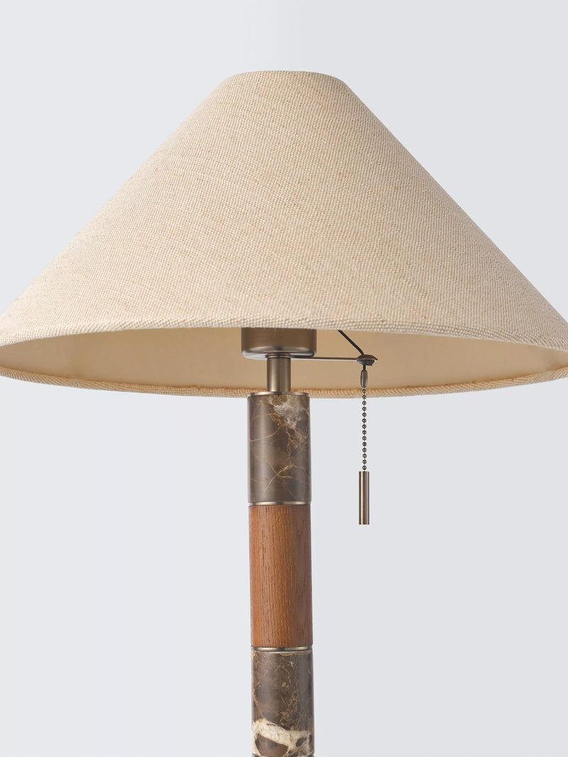John Lewis Farrow table lamp Emperador Marble, imported from the UK