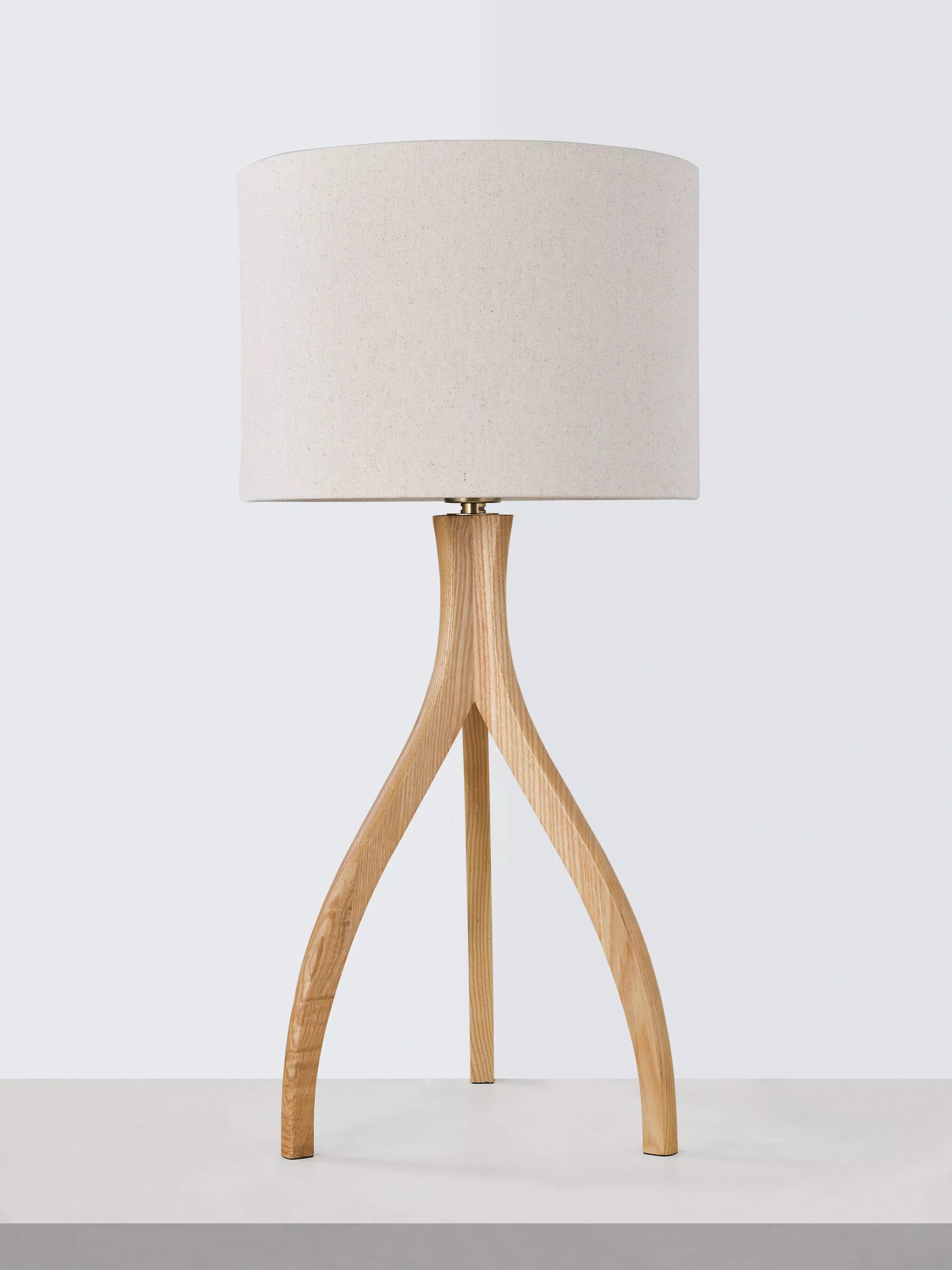 John Lewis Havelle table lamp ash wood natural, UK version