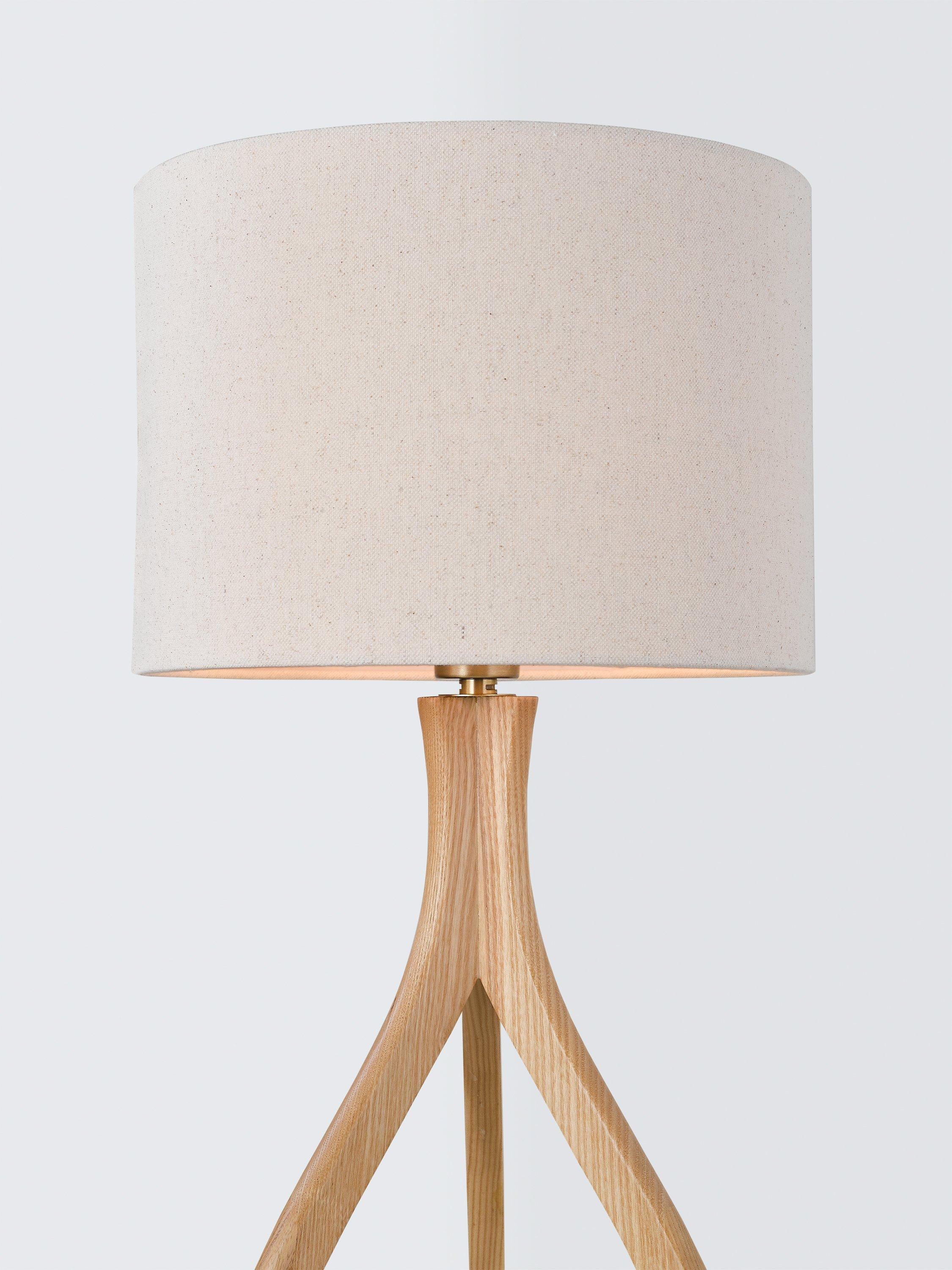 John Lewis Havelle table lamp ash wood natural, UK version