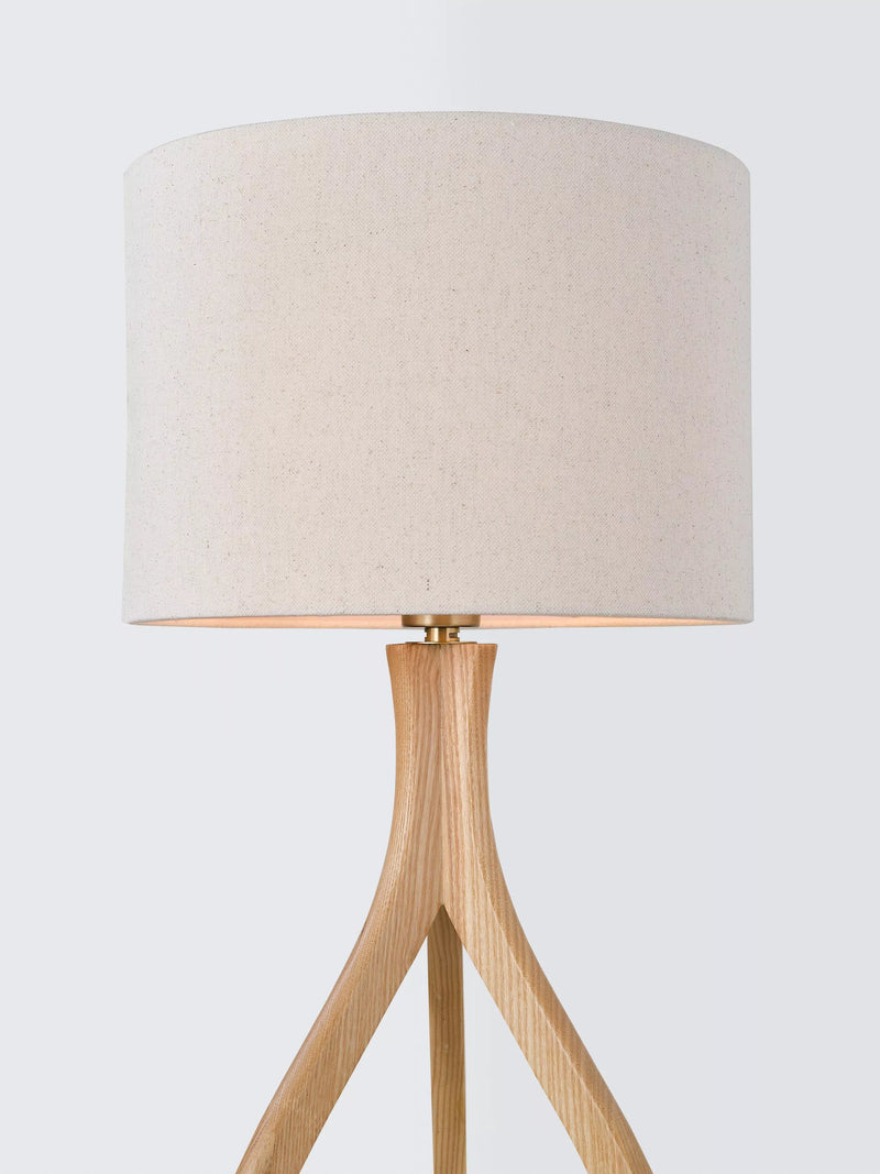 John Lewis Havelle table lamp ash wood natural, UK version