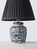 John Lewis navy ceramic table lamp, UK version