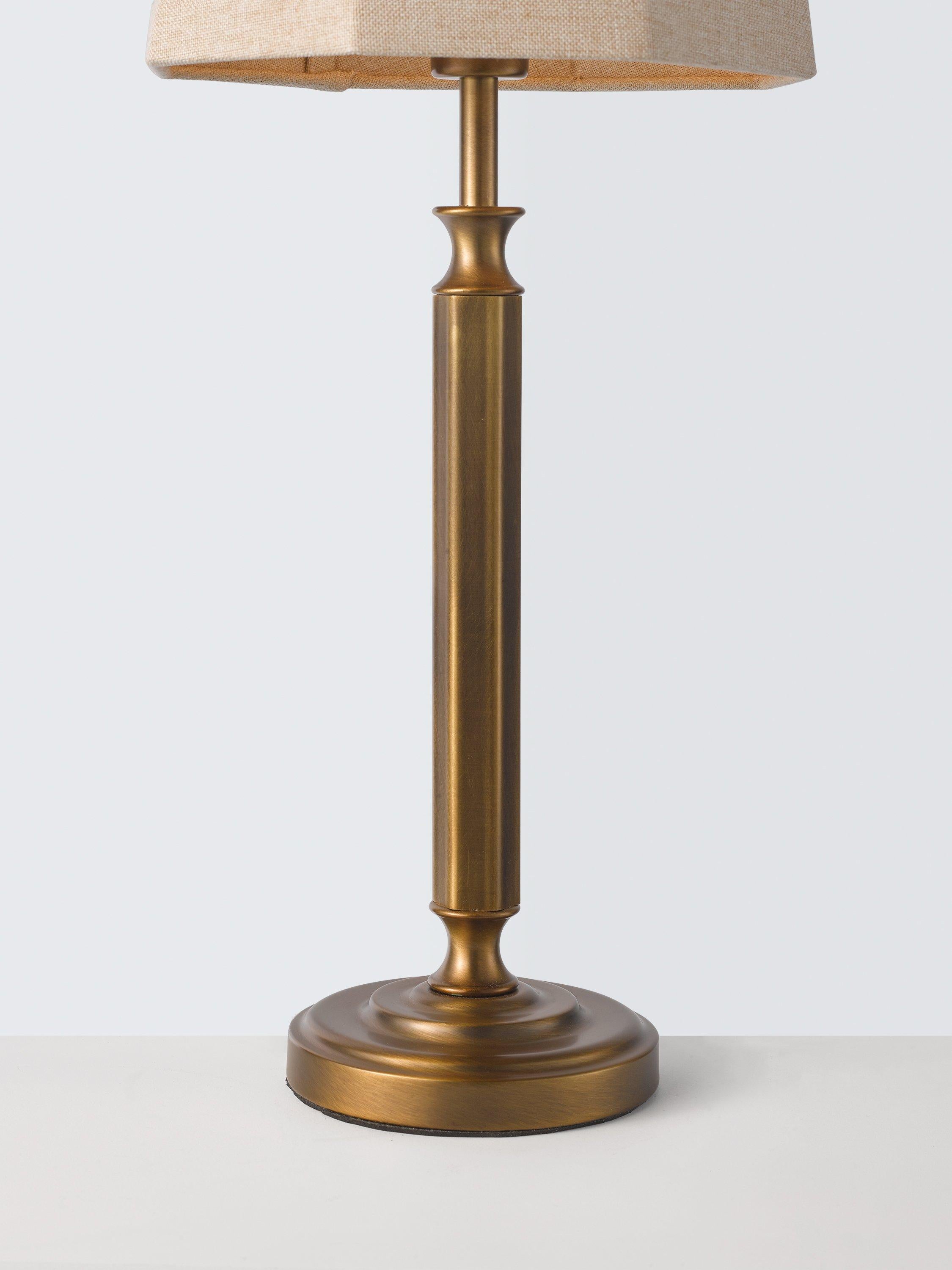 John Lewis Winchester table lamp in antique brass (British brand)