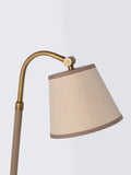 John Lewis Annmarie floor lamp sand metal base (British brand)