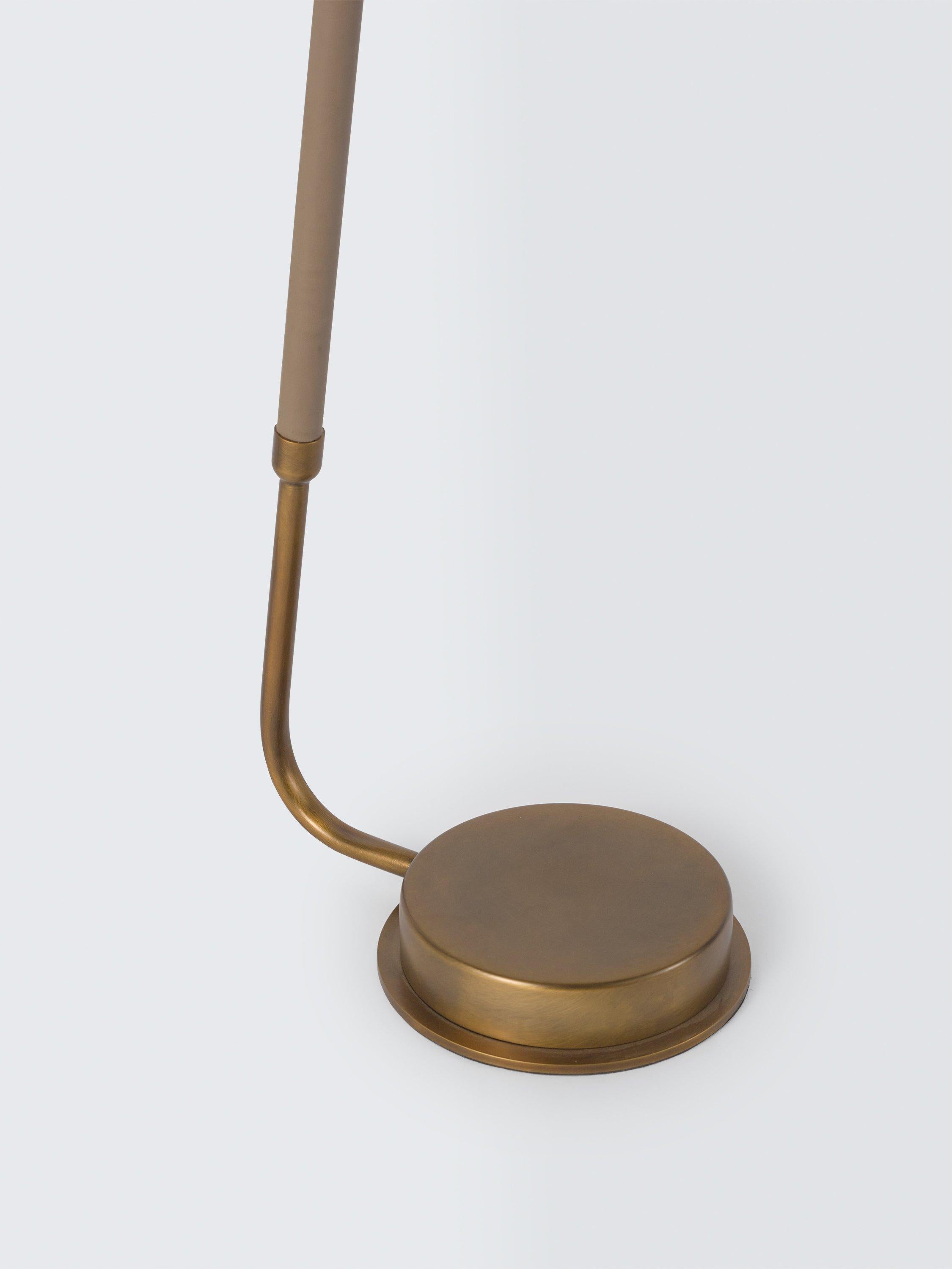 John Lewis Annmarie floor lamp sand metal base (British brand)