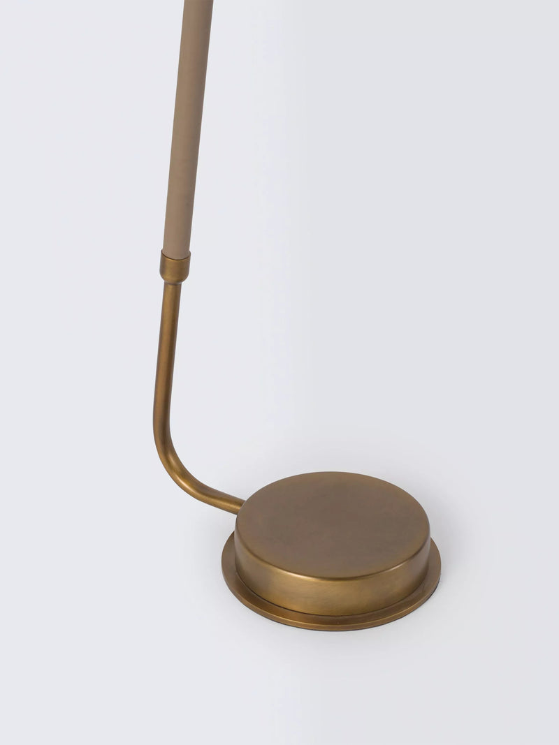 John Lewis Annmarie floor lamp sand metal base (British brand)