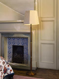 John Lewis Winchester floor lamp oatmeal linen shade, imported from the UK