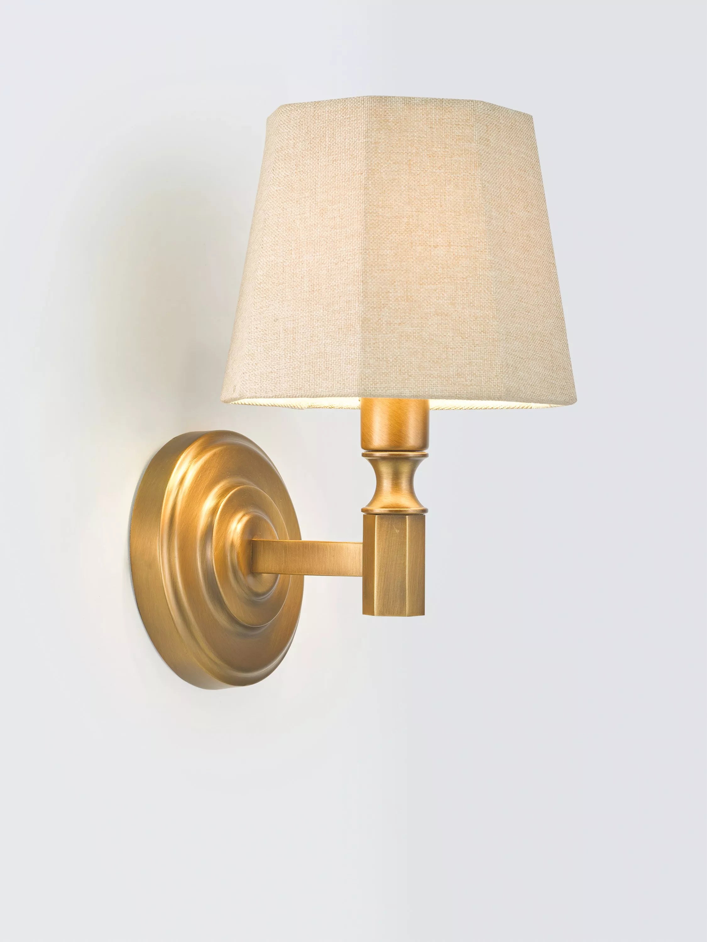 John Lewis Winchester wall light antique brass (British brand)