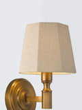 John Lewis Winchester wall light antique brass (British brand)