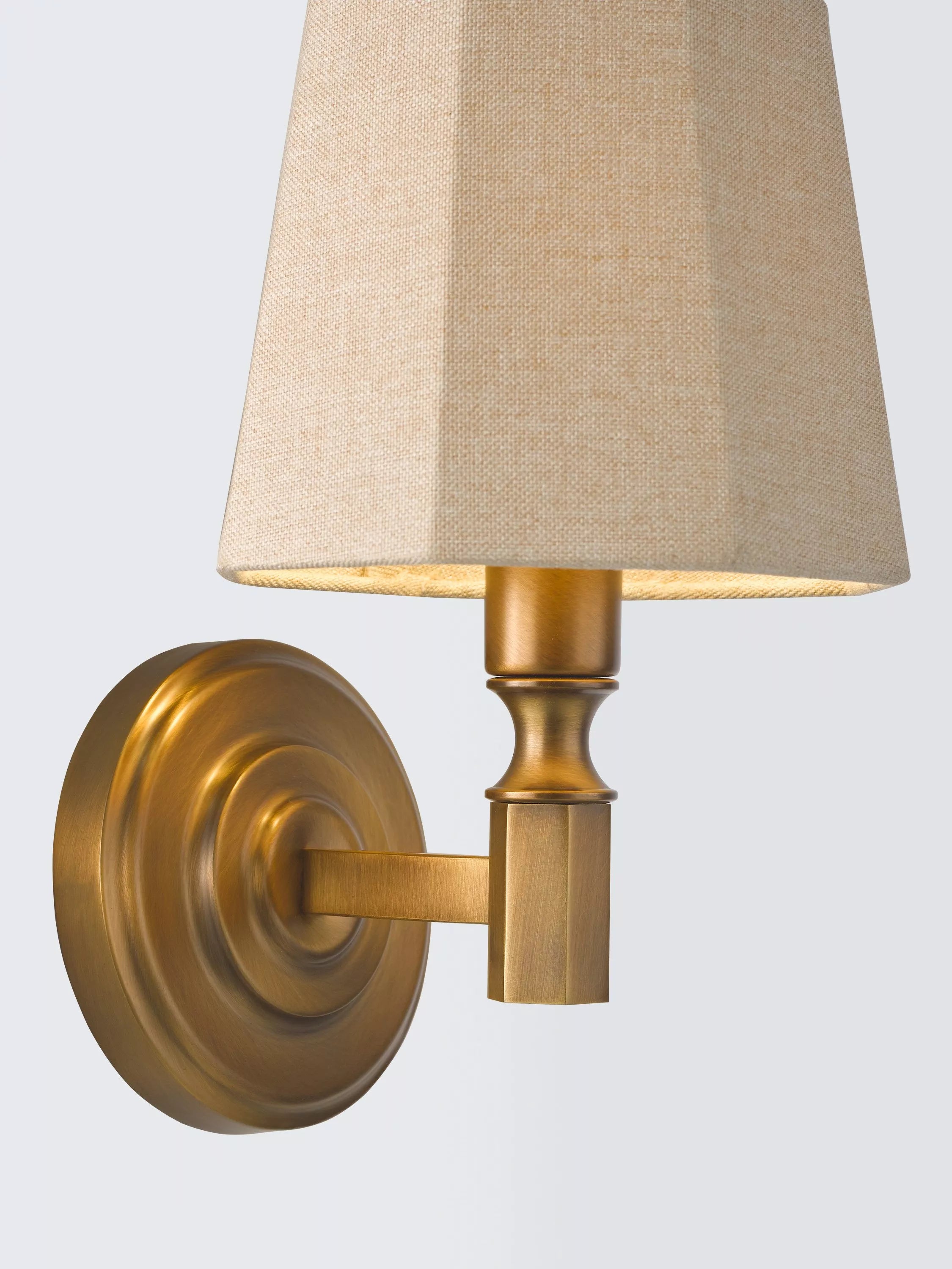 John Lewis Winchester wall light antique brass (British brand)
