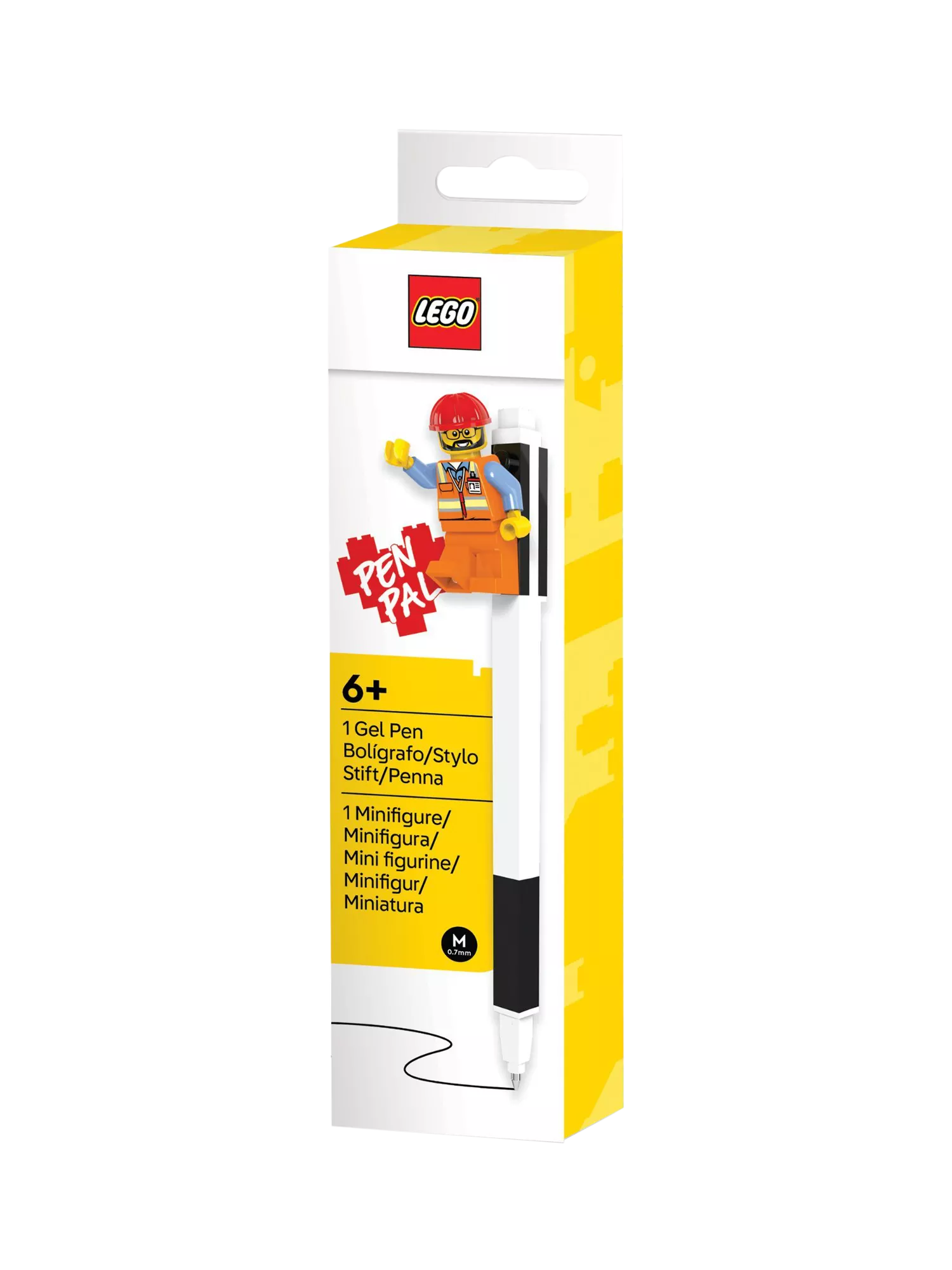 LEGO Gel Pen black 0.7mm, imported from the UK