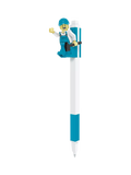 LEGO Gel Pen blue brick top minifigure - British product