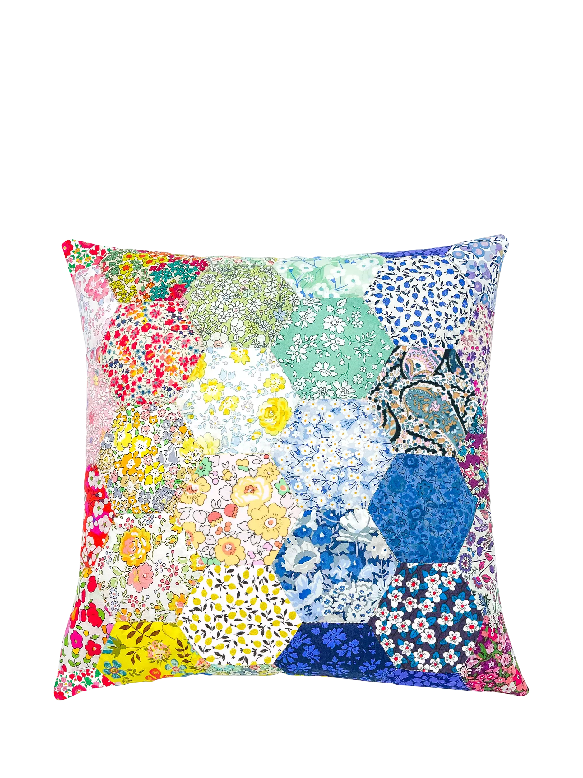 Alice Caroline hexagon cushion sewing kit, imported from the UK