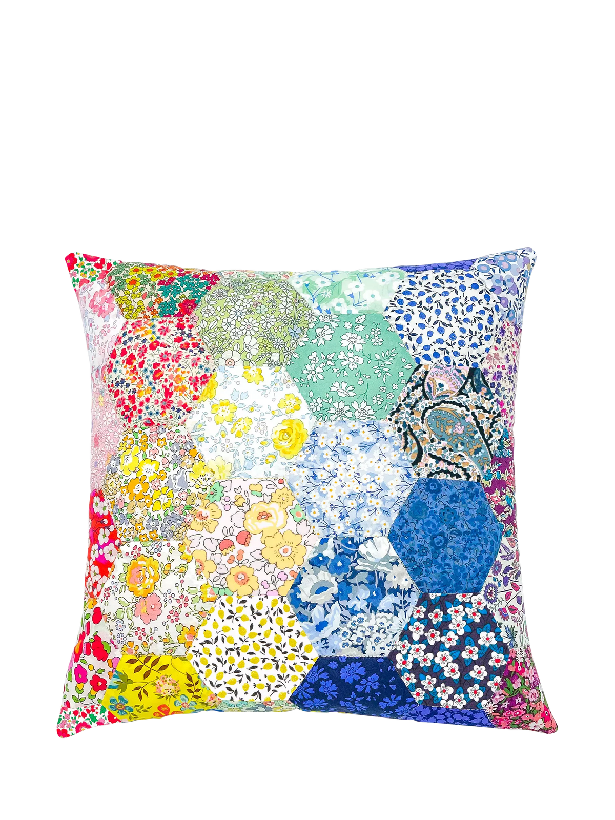Alice Caroline hexagon cushion sewing kit, imported from the UK