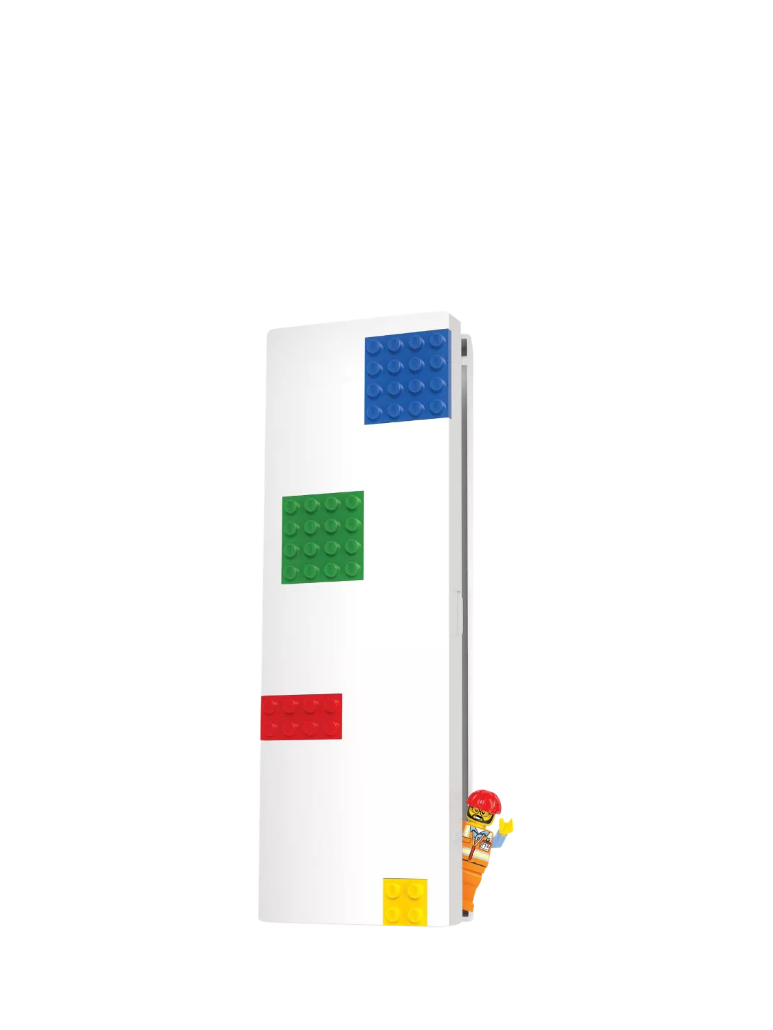 LEGO Pencil Case with Minifigure and LEGO Plates White (British brand)