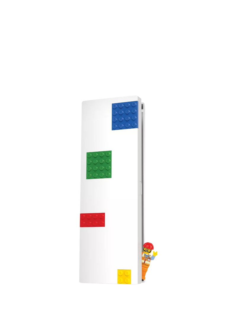 LEGO Pencil Case with Minifigure and LEGO Plates White (British brand)