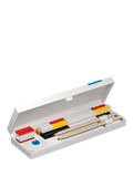 LEGO Pencil Case with Minifigure and LEGO Plates White (British brand)